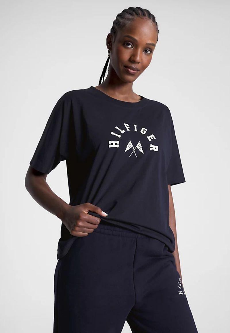 Polera Sport Relaxed Graphic Azul Tommy Hilfiger-0