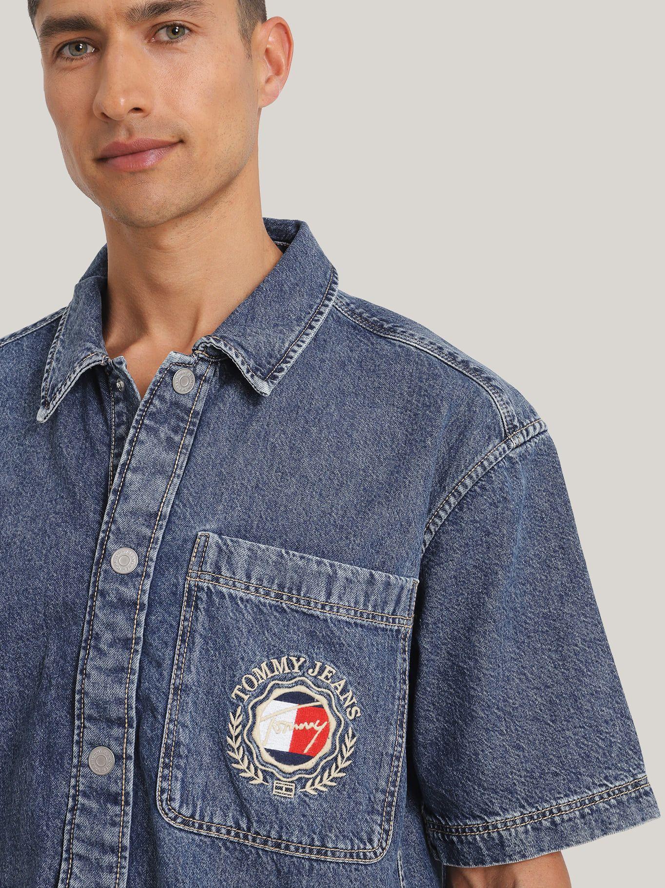 Sobrecamisa Prep Explorer Luxe C Logo Azul Tommy Jeans-3