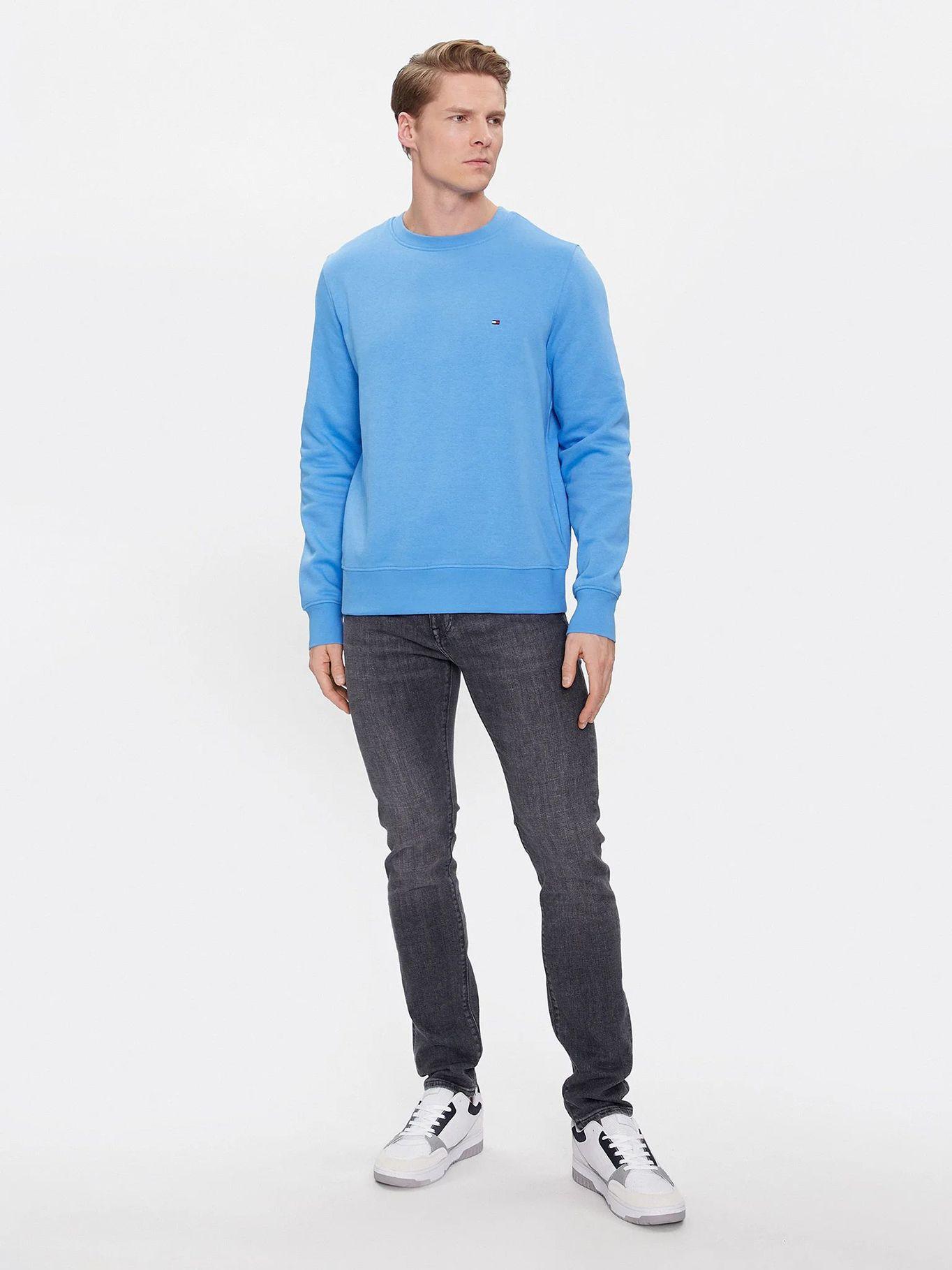 POLERÓN ESSENTIAL C-NECK CELESTE C30 TOMMY HILFIGER-1