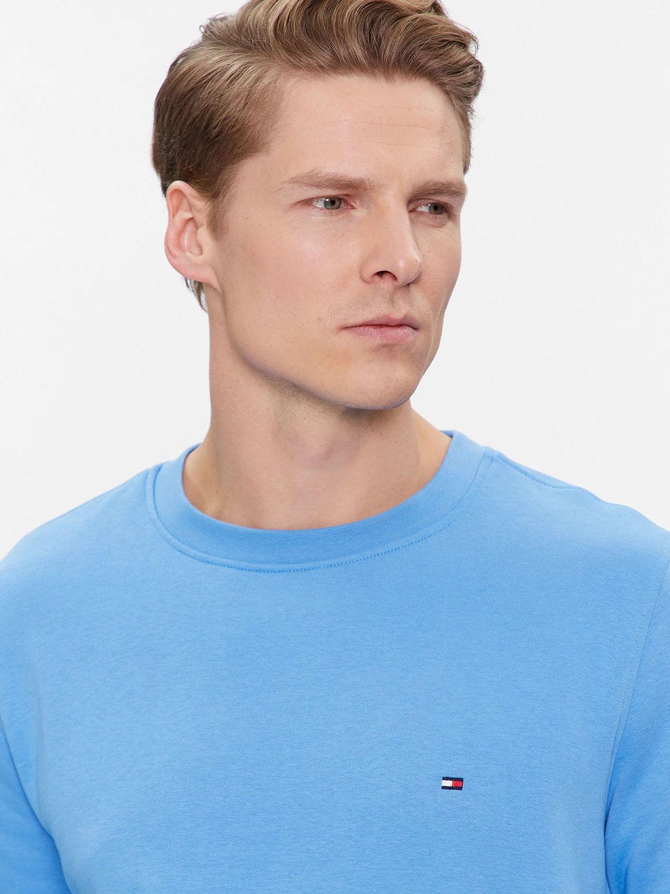 POLERÓN ESSENTIAL C-NECK CELESTE C30 TOMMY HILFIGER-3