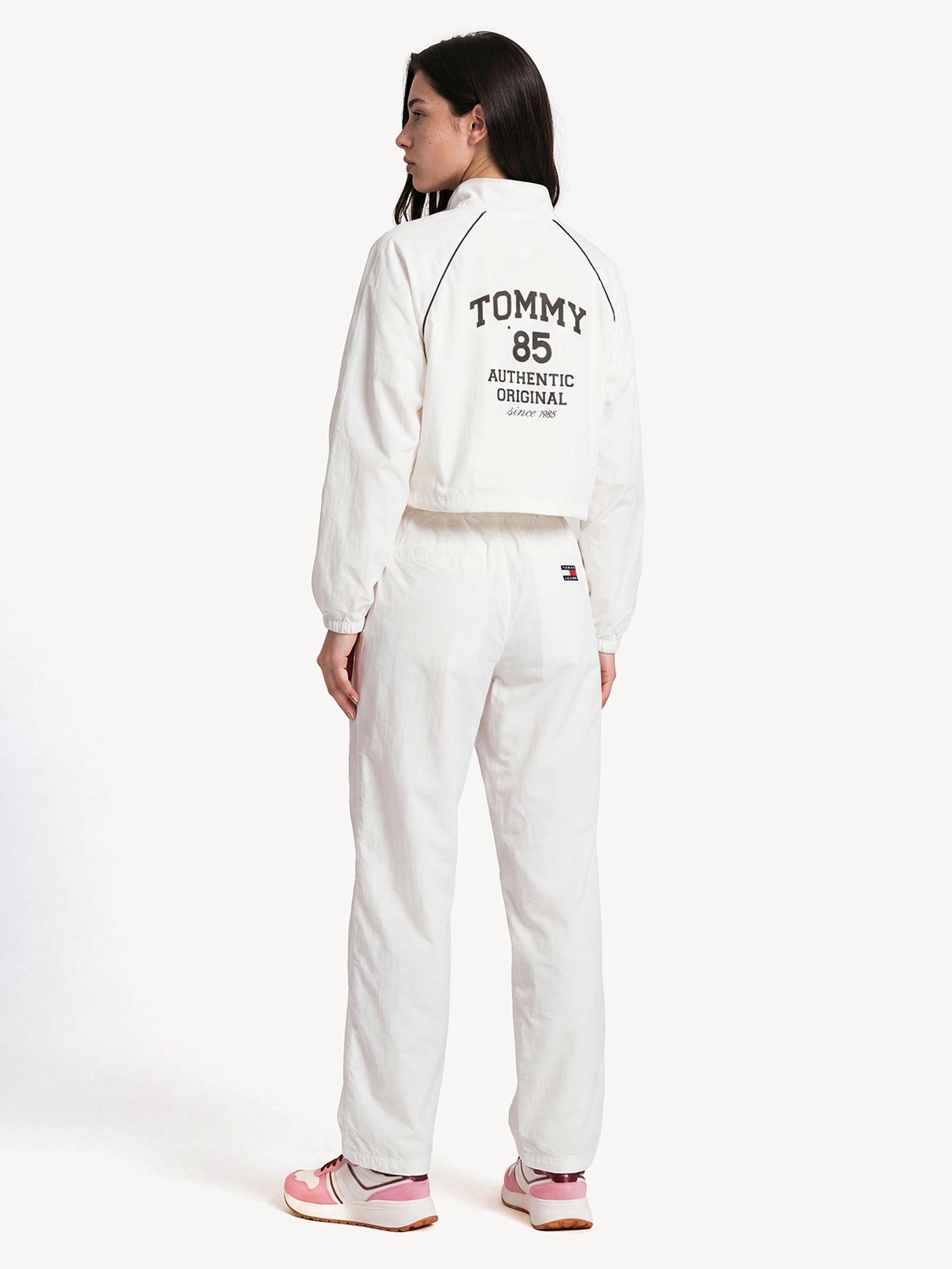Pantalón Wide Track Con Logo Blanco Tommy Jeans-3