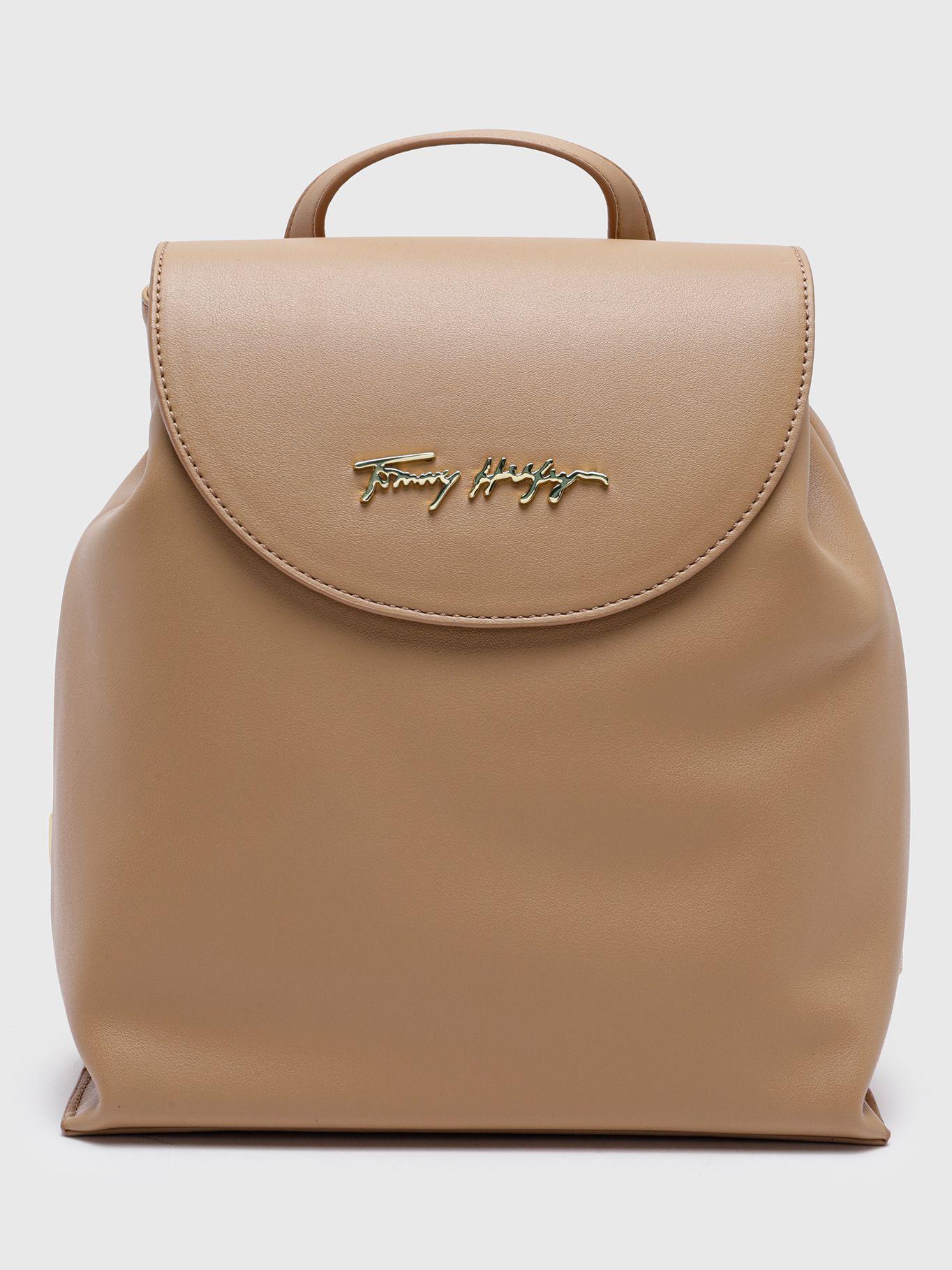 Mochila Stripe Global Logo Beige Tommy Hilfiger-0