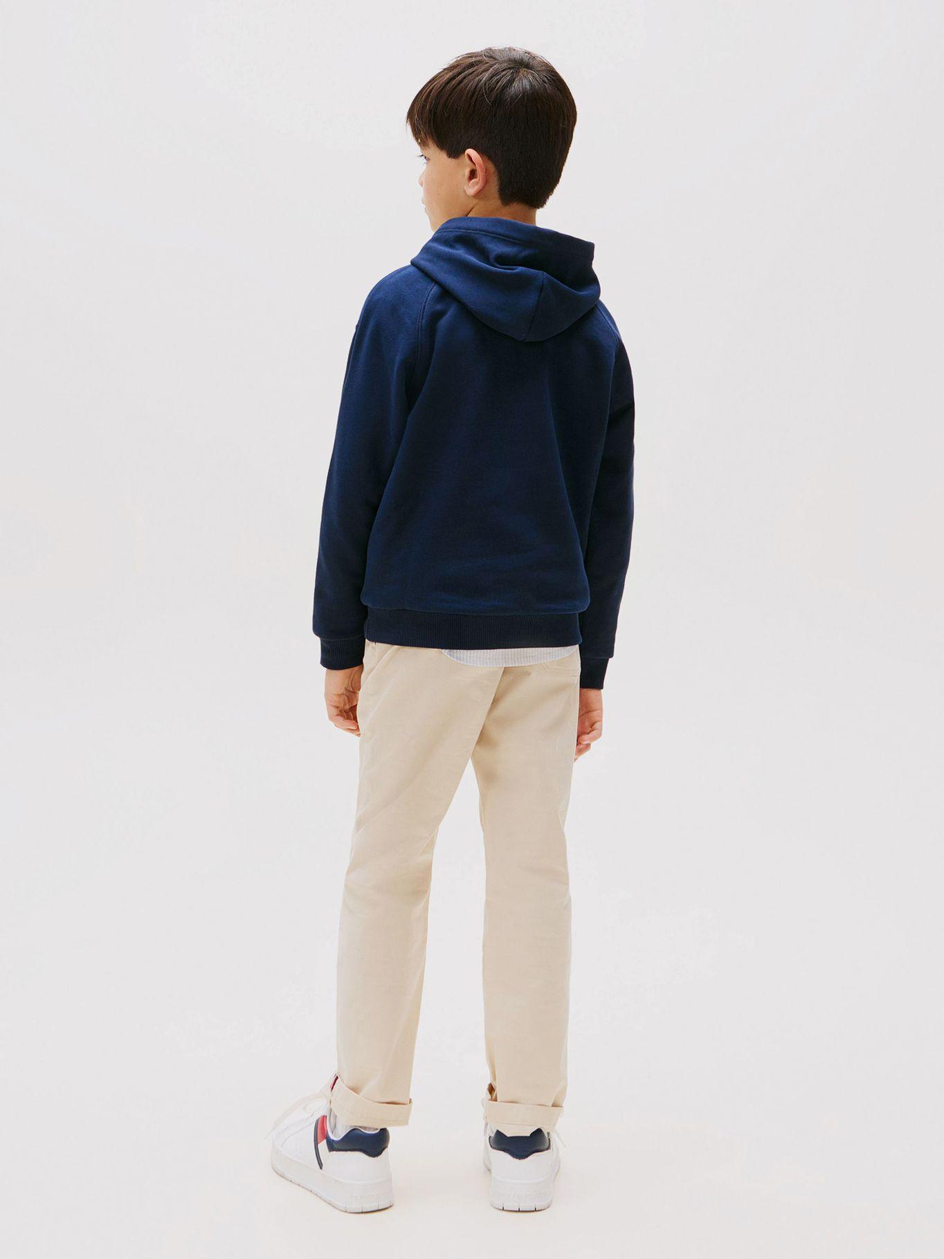 Polerón De Estilo Universitario Azul Tommy Hilfiger-2
