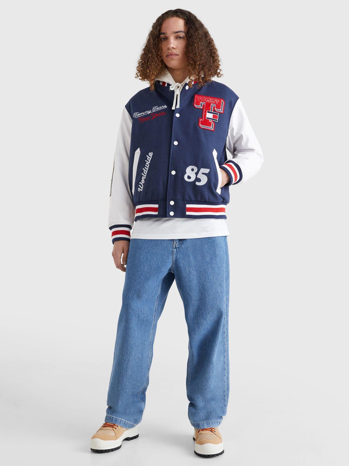 Chaqueta Collegiate Letterman Azul Tommy Jeans-1