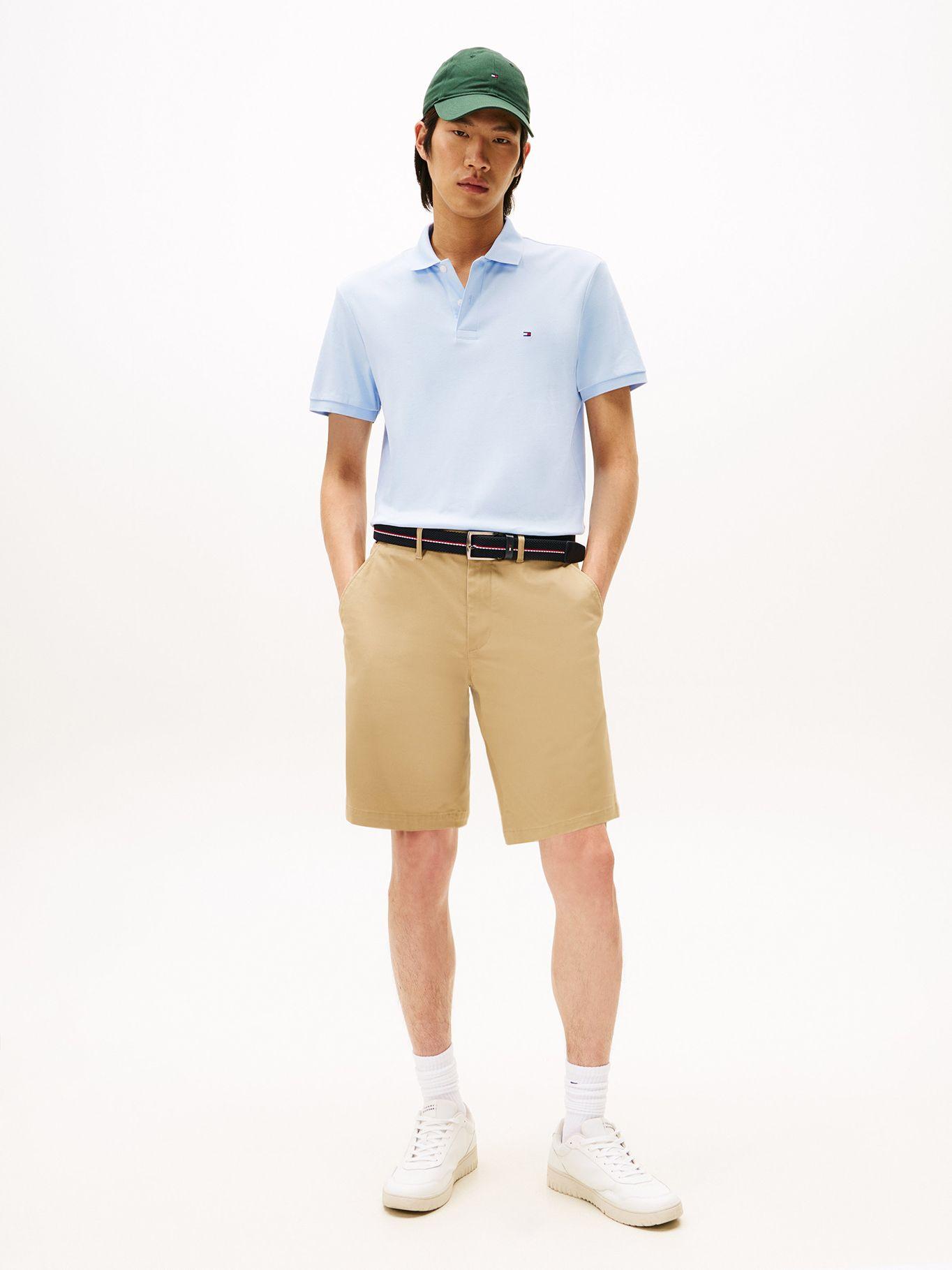 Polo Liquid Regular Fit Celeste C1O Tommy Hilfiger-1