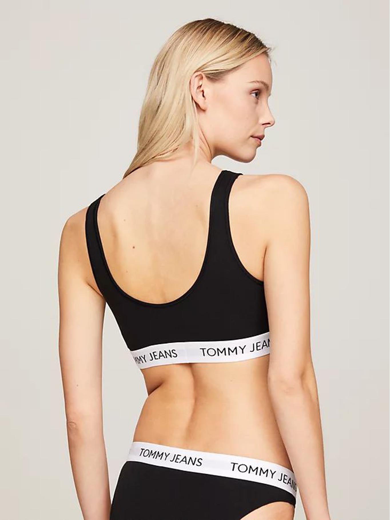 Bralette Heritage Con Logo Negro Tommy Hilfiger-2