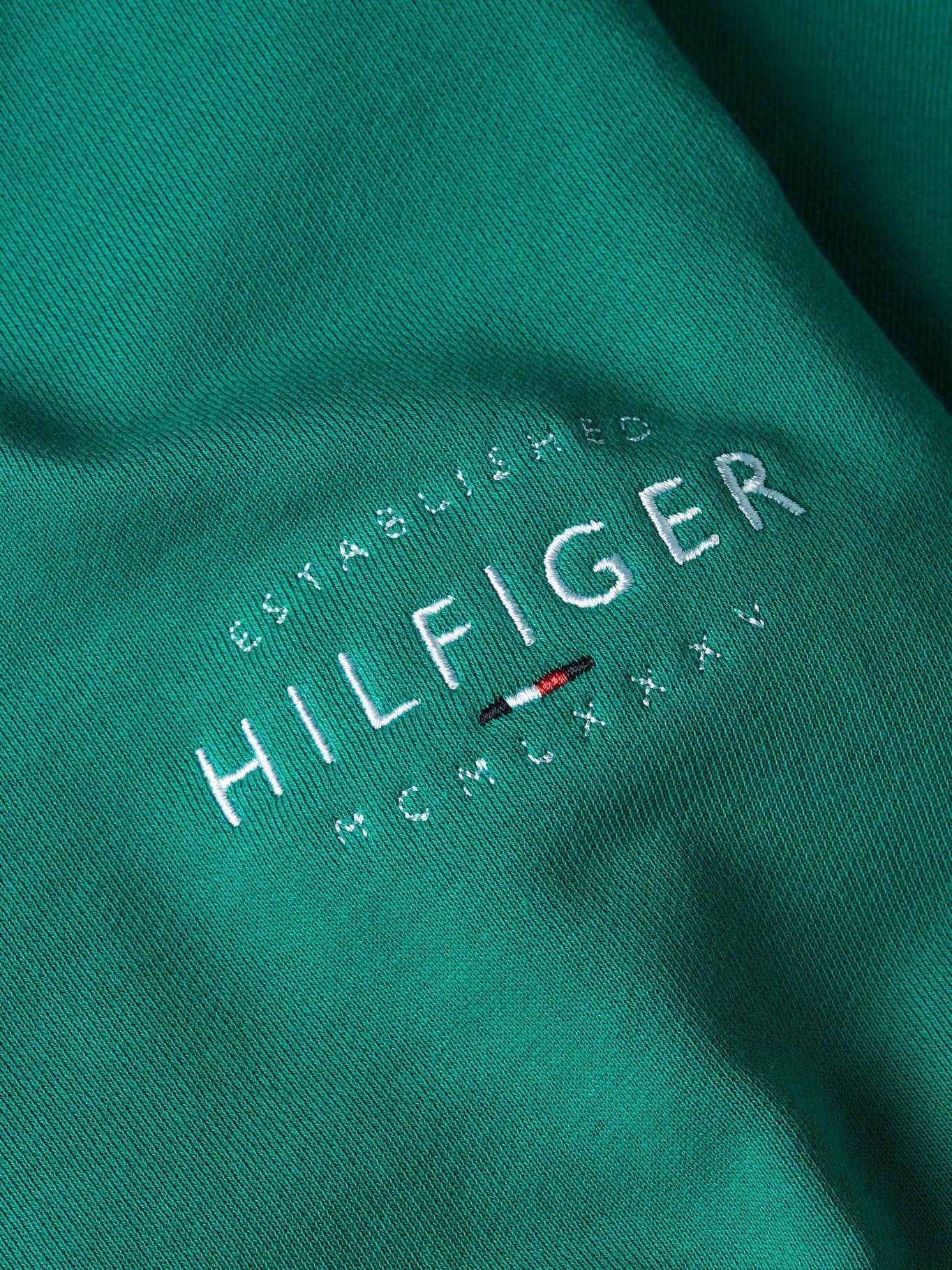 Pantalón Jogger Straight Con Logo Verde Tommy Hilfiger-3