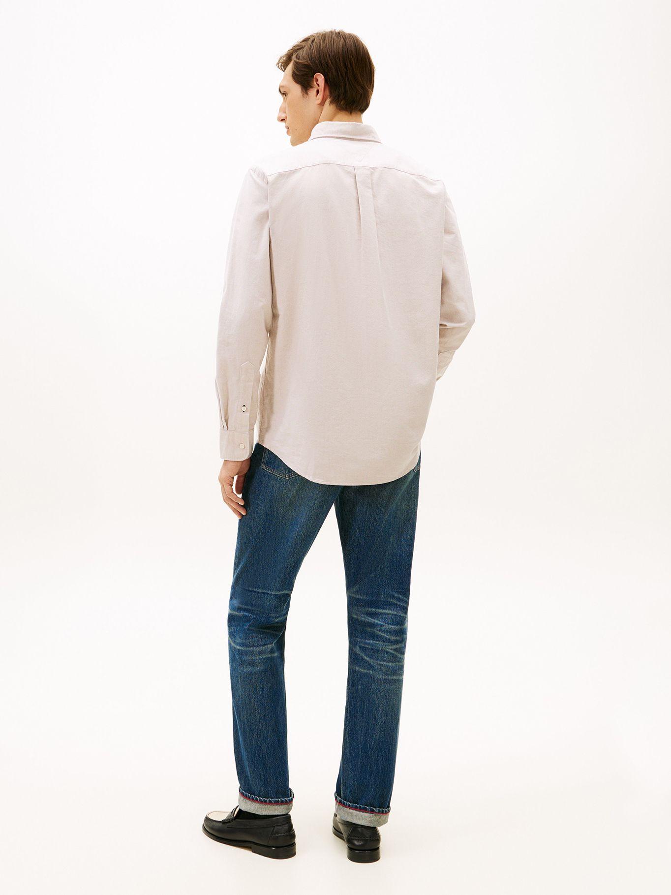 Camisa Oxford Heritage Regular Fit Beige Tommy Hilfiger-2