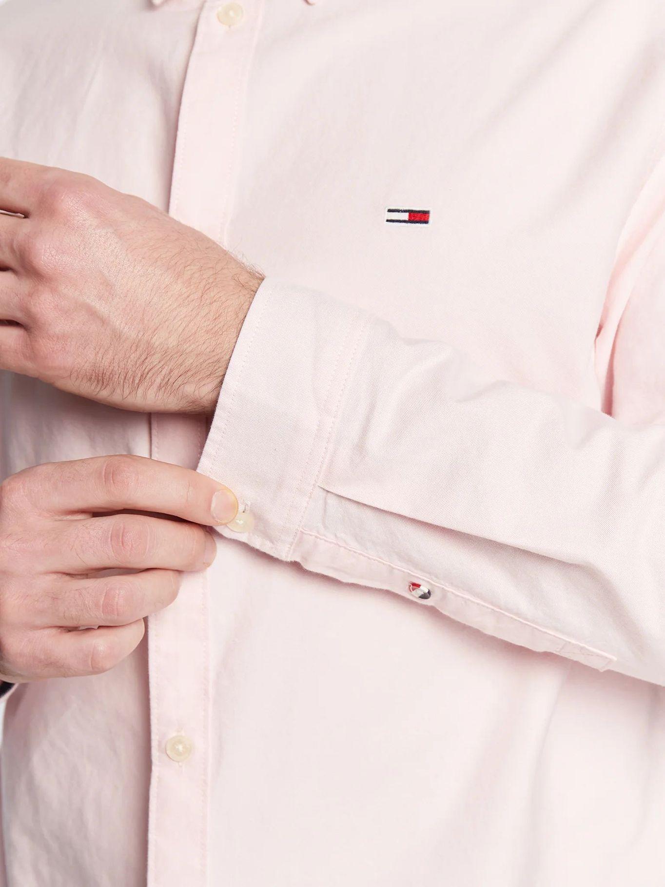 Camisa Classic Oxford Rosado Tommy Hilfiger-3