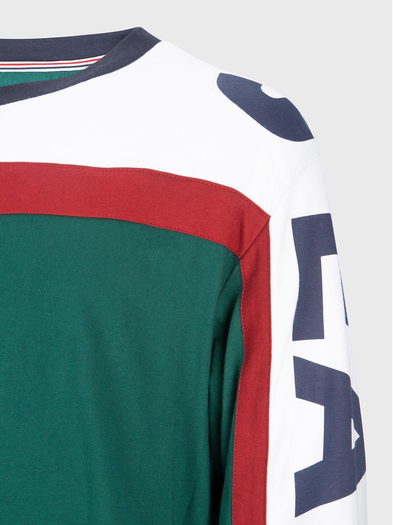 Polera Evan Color Block Verde Tommy Hilfiger-2