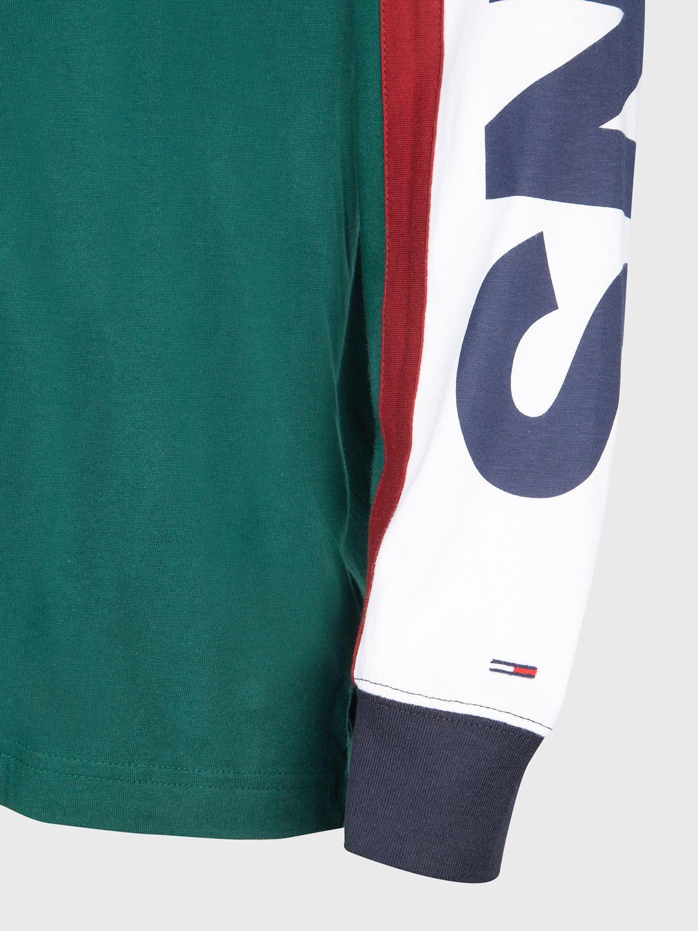 Polera Evan Color Block Verde Tommy Hilfiger-3