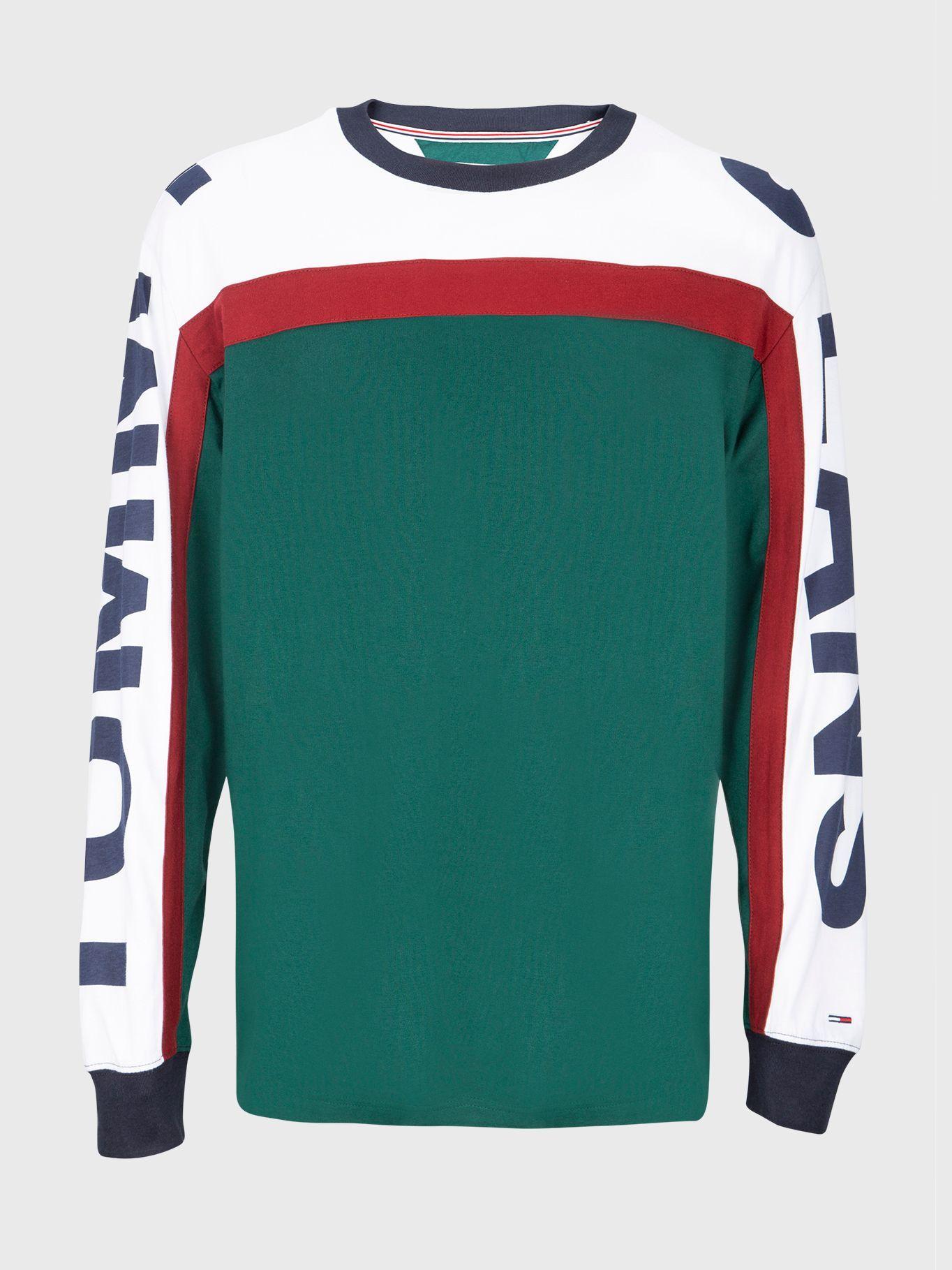 Polera Evan Color Block Verde Tommy Hilfiger-0