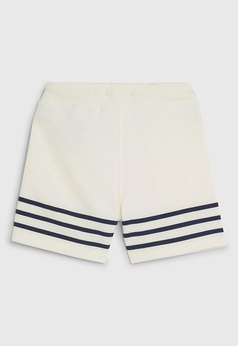 Shorts Con Rayas Marineras Blanco Tommy Hilfiger-1