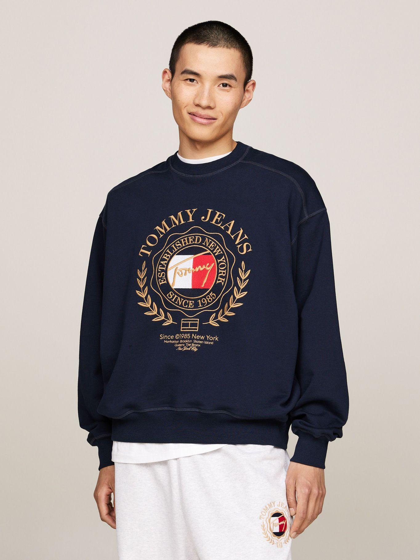 Polerón Preppy Explorer Con Logo Azul Tommy Jeans-0