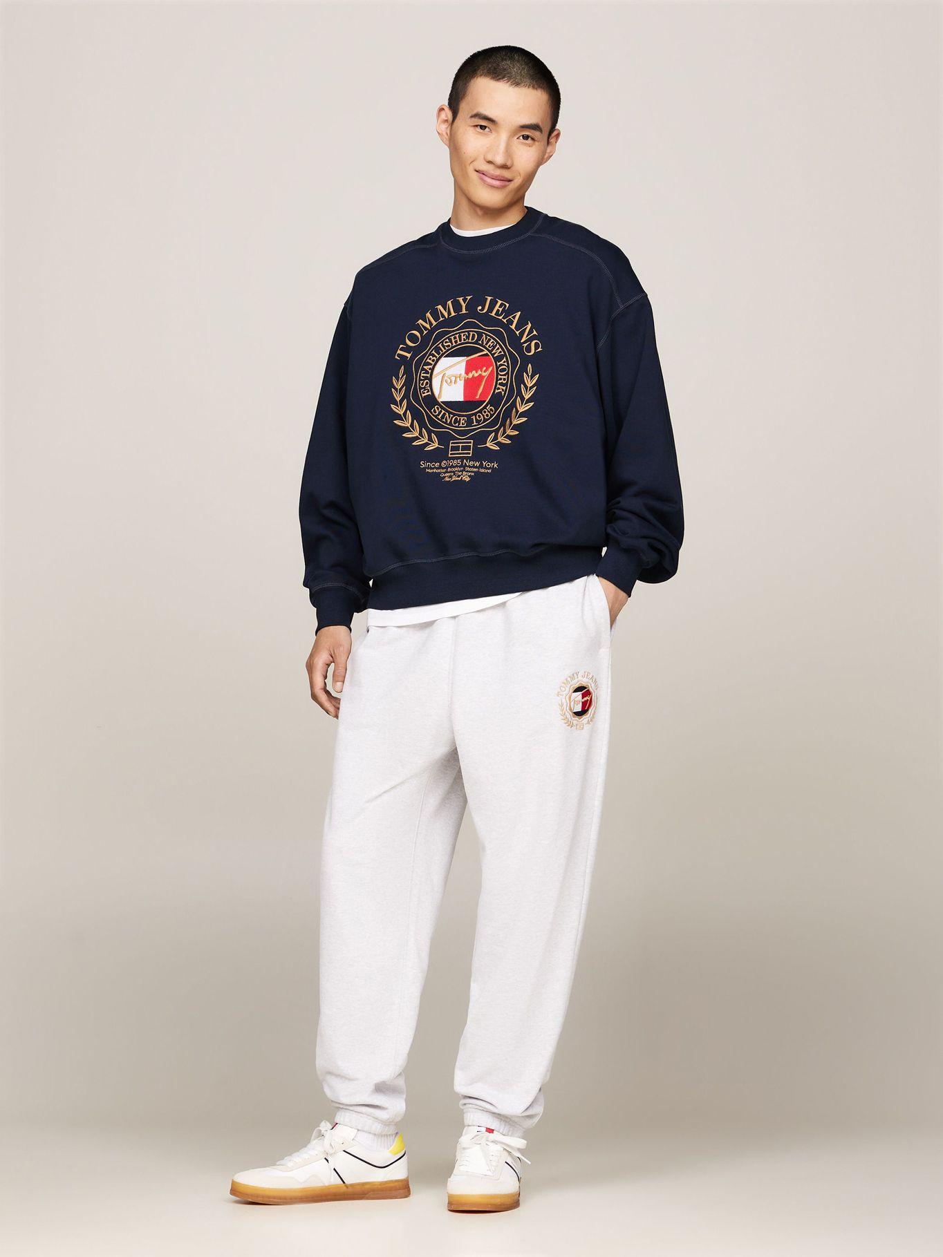Polerón Preppy Explorer Con Logo Azul Tommy Jeans-1