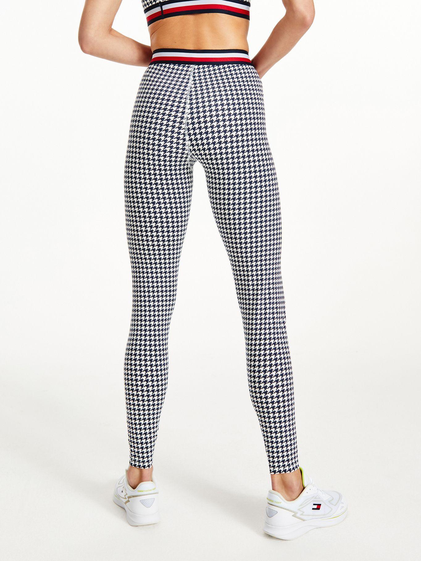 Legging Print De Cuadros Azul Tommy Hilfiger F2-1