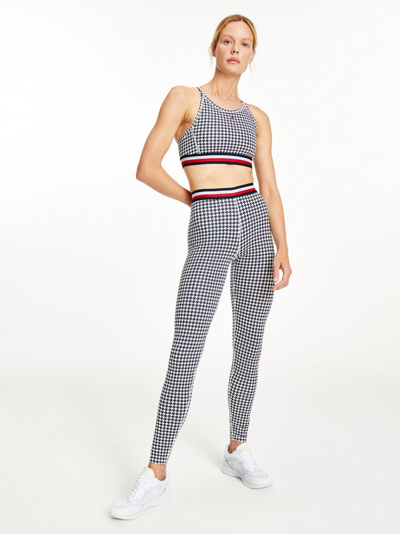 Legging Print De Cuadros Azul Tommy Hilfiger F2-0