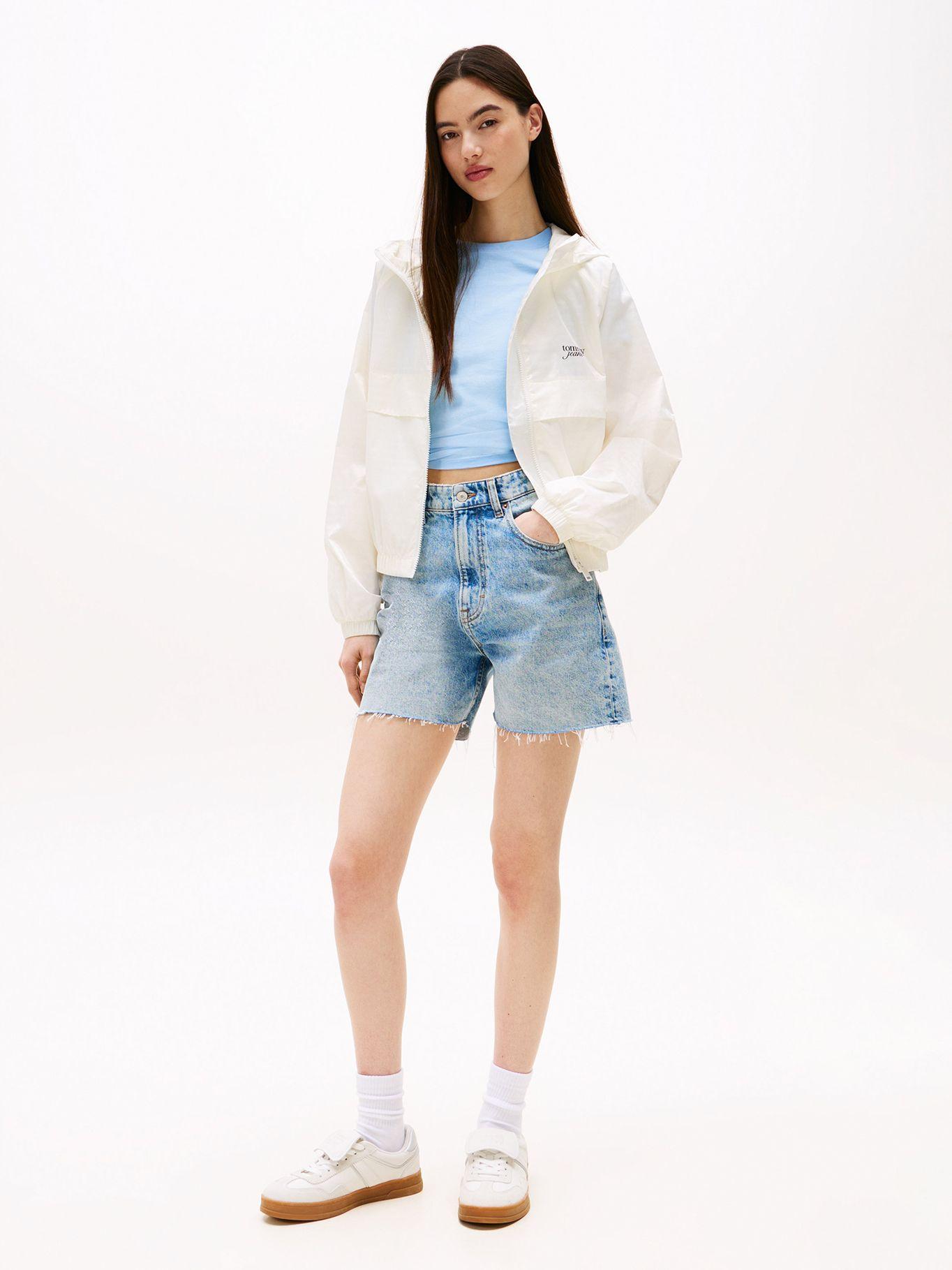 Cortavientos Jacquard Repelente Agua Blanco Tommy Jeans-1