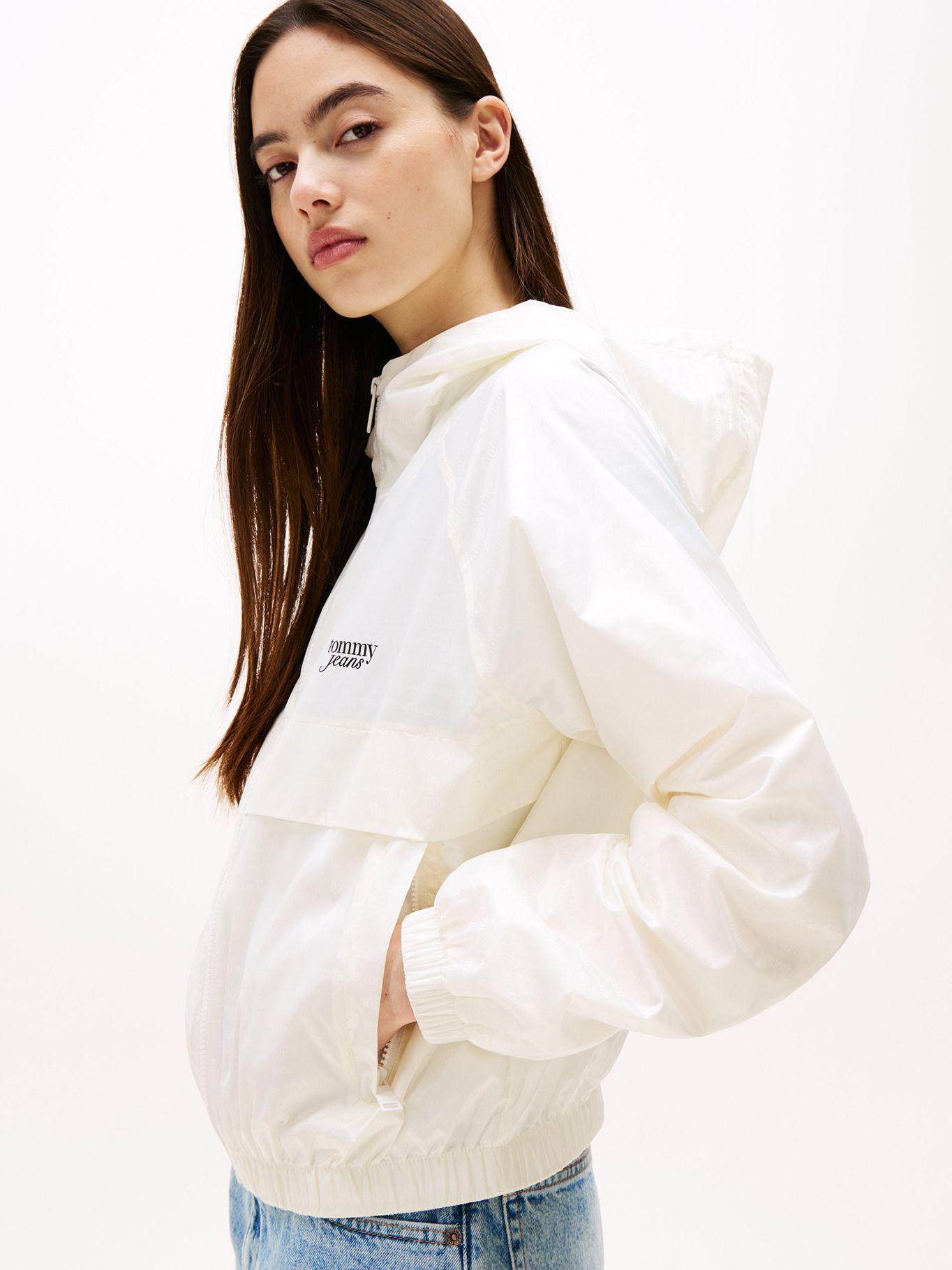 Cortavientos Jacquard Repelente Agua Blanco Tommy Jeans-3