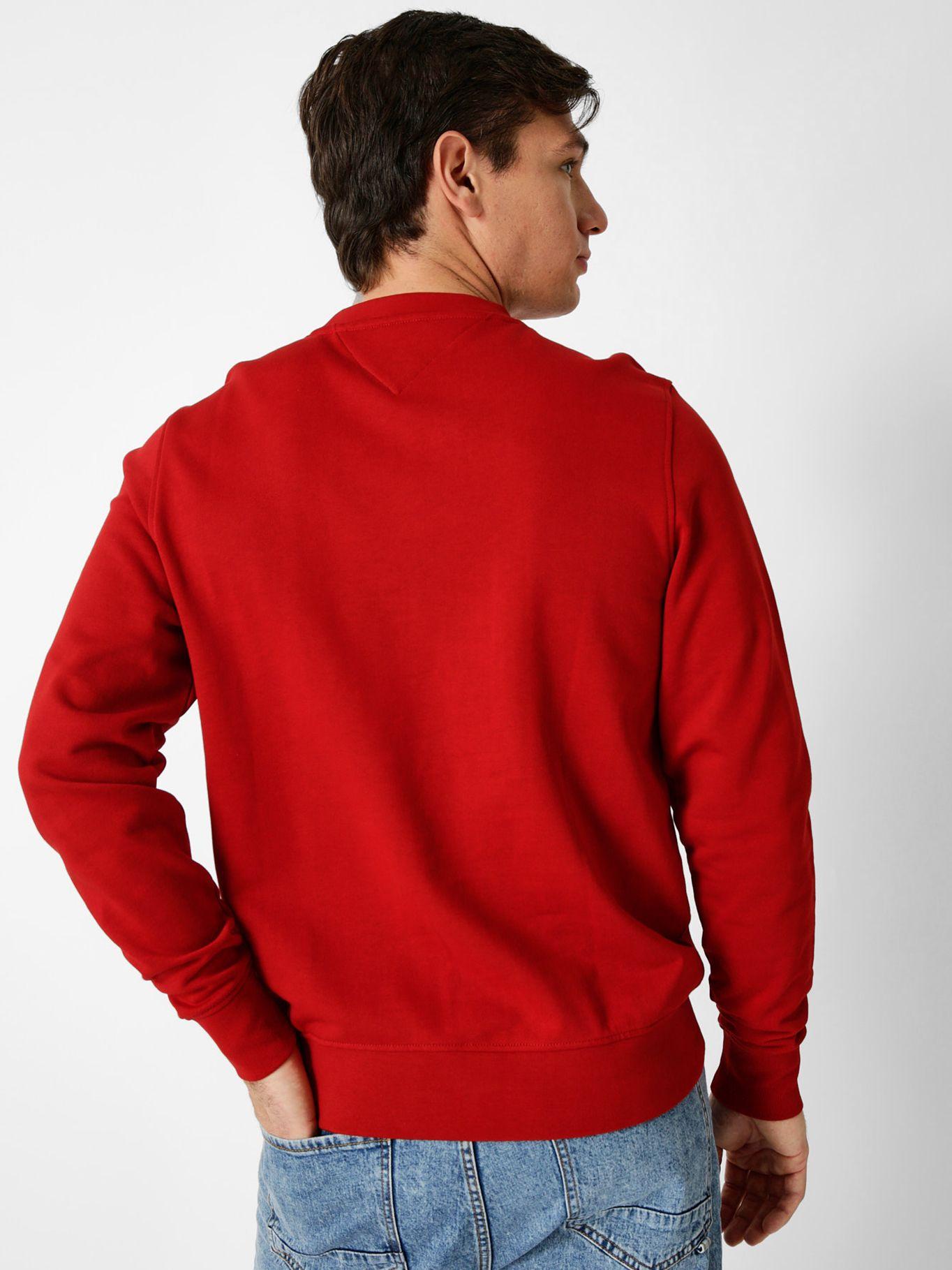 Polerón Monotipe C-Neck Rojo Tommy Hilfiger-1
