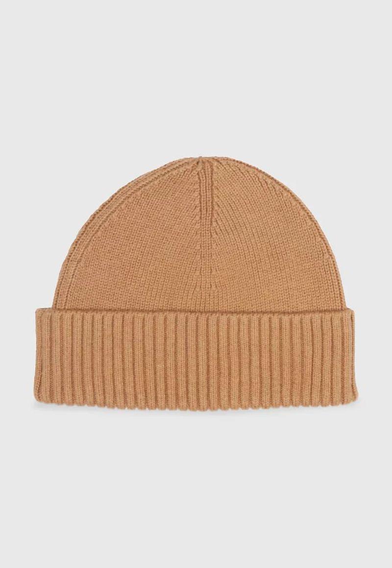 Gorro Beanie Flag Logo Beige Tommy Hilfiger-2