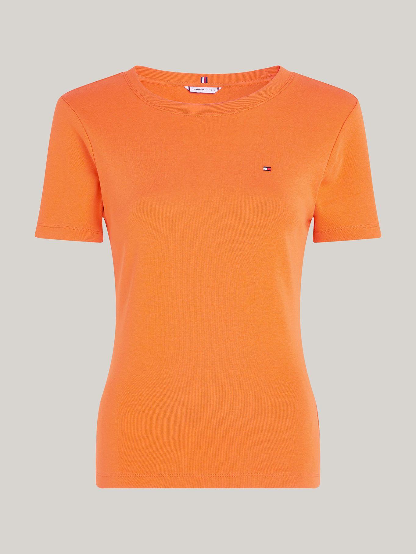 Polera Cody Slim Fit Naranjo Tommy Hilfiger-4
