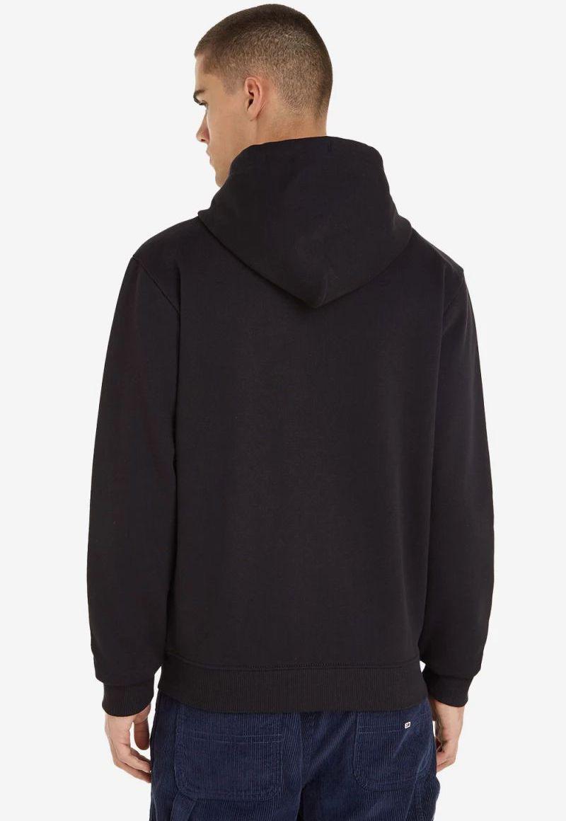 Polerón Hoodie Con Cierre Negro Tommy Jeans-1