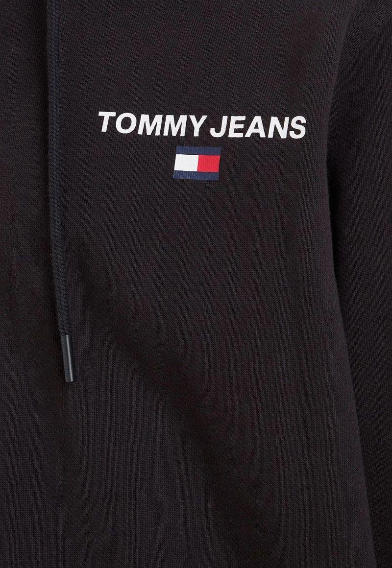 Polerón Hoodie Con Cierre Negro Tommy Jeans-3