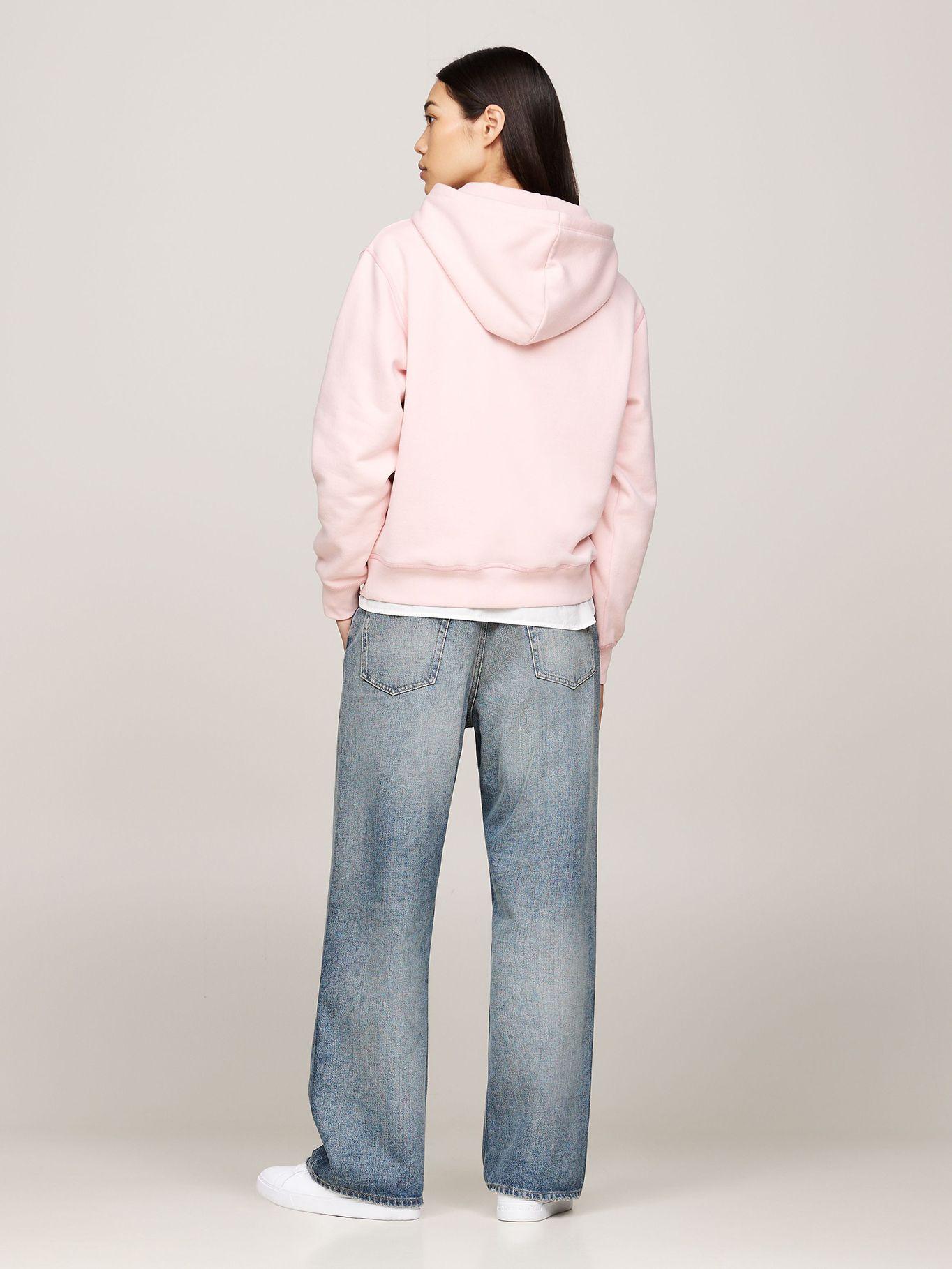 Polerón Hoodie Logo TIO Bordado Rosado Tommy Hilfiger-2
