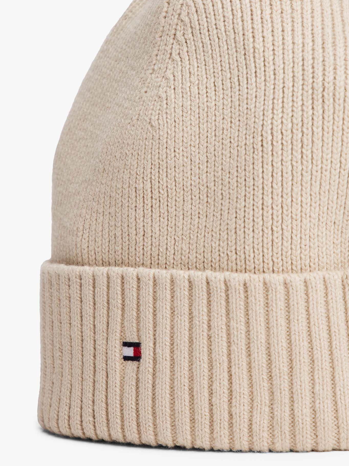 Gorro Solid Con Logo Beige Tommy Hilfiger-3
