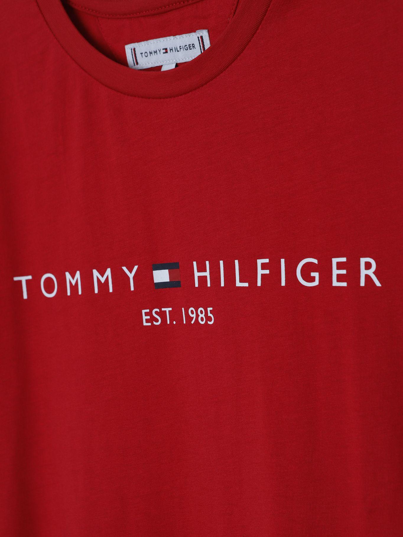 Polera De Niña Essential Cotton Rojo Tommy Hilfiger-2