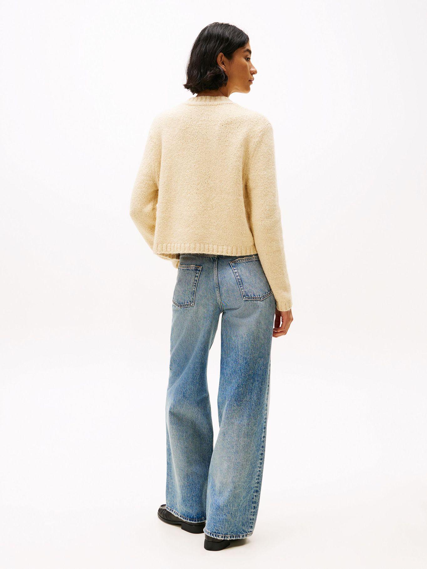 Cárdigan Texturizado Con Botones Dorados Beige Tommy Hilfiger-2