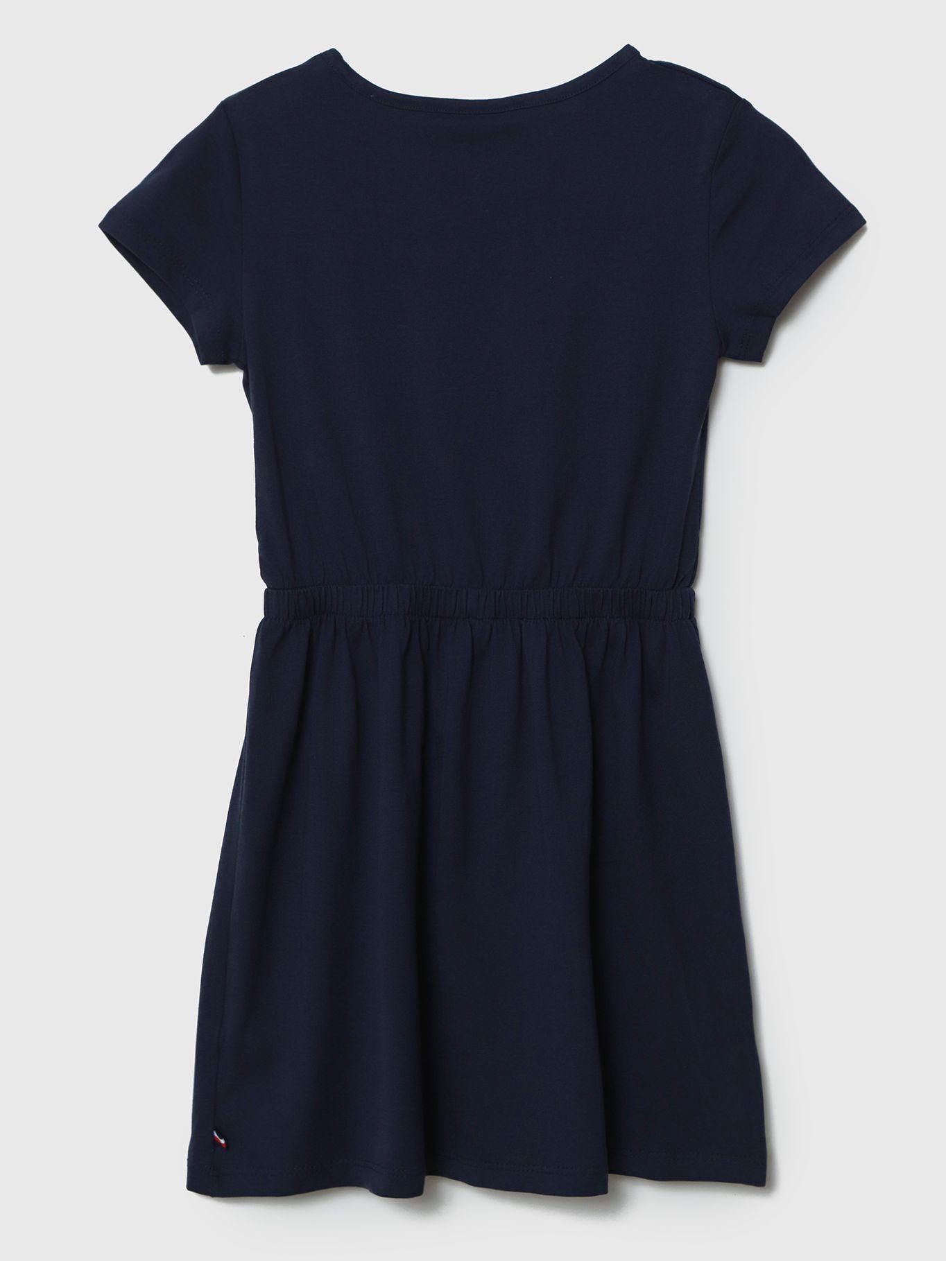 Vestido Con Bandera De Lentejuelas Azul Tommy Hilfiger-1