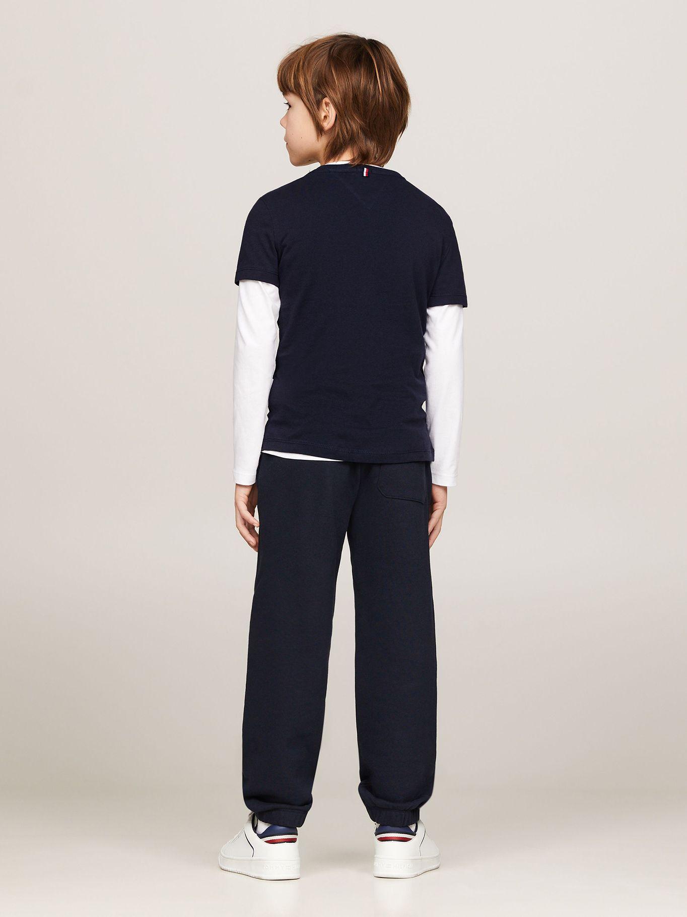 Polera Niño Essential C-Neck Azul Tommy Hilfiger-2