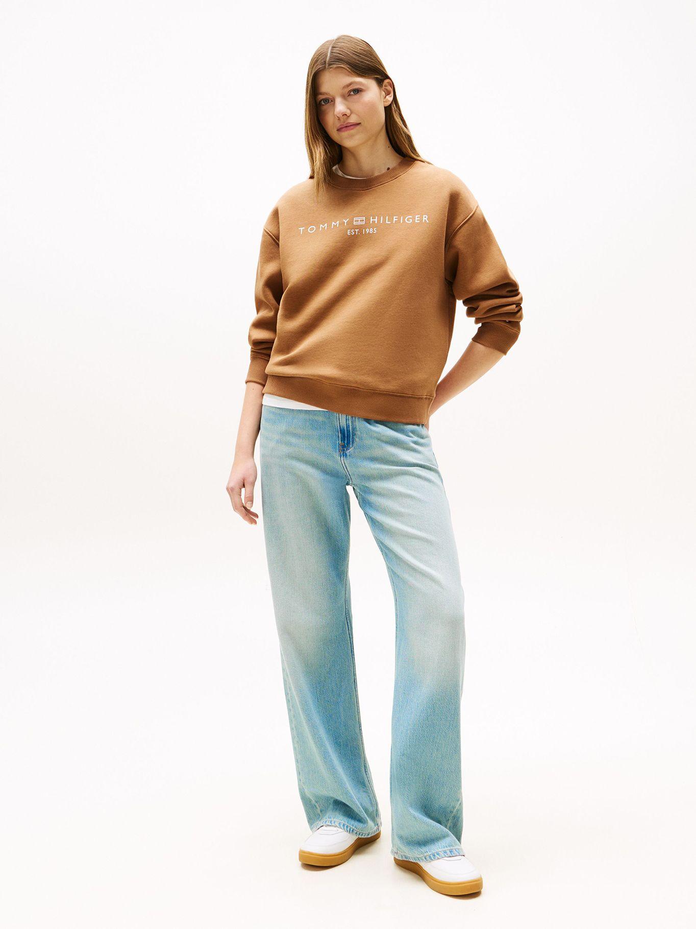 Polerón Modern Con Logo Café GWA Tommy Hilfiger-1