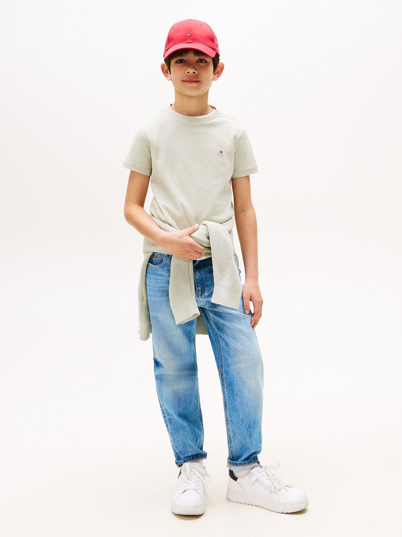 Polera De Niño Essential -Cotton Verde Tommy Hilfiger-1