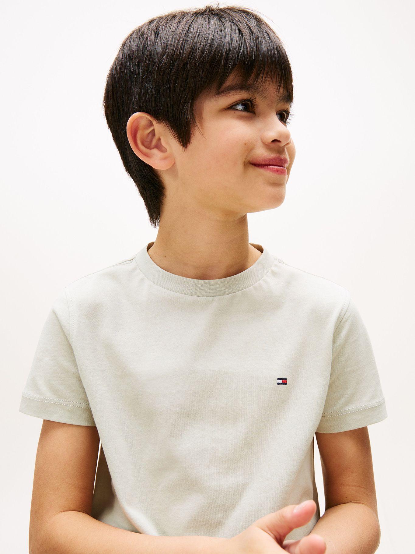 Polera De Niño Essential -Cotton Verde Tommy Hilfiger-3