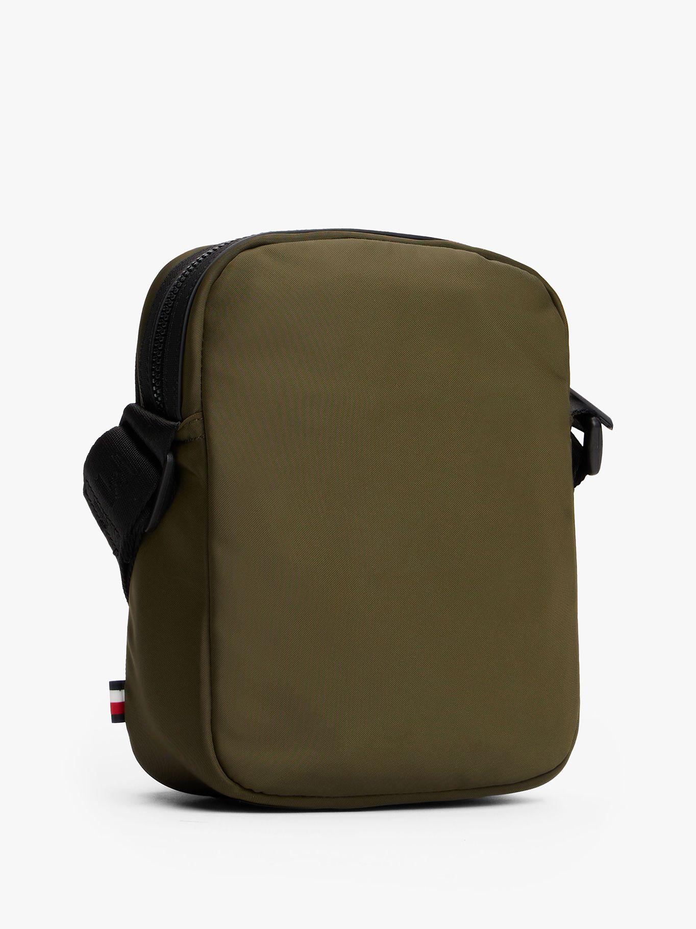 Bolso Reporter Con Logo Metálico Verde Tommy Hilfiger-2