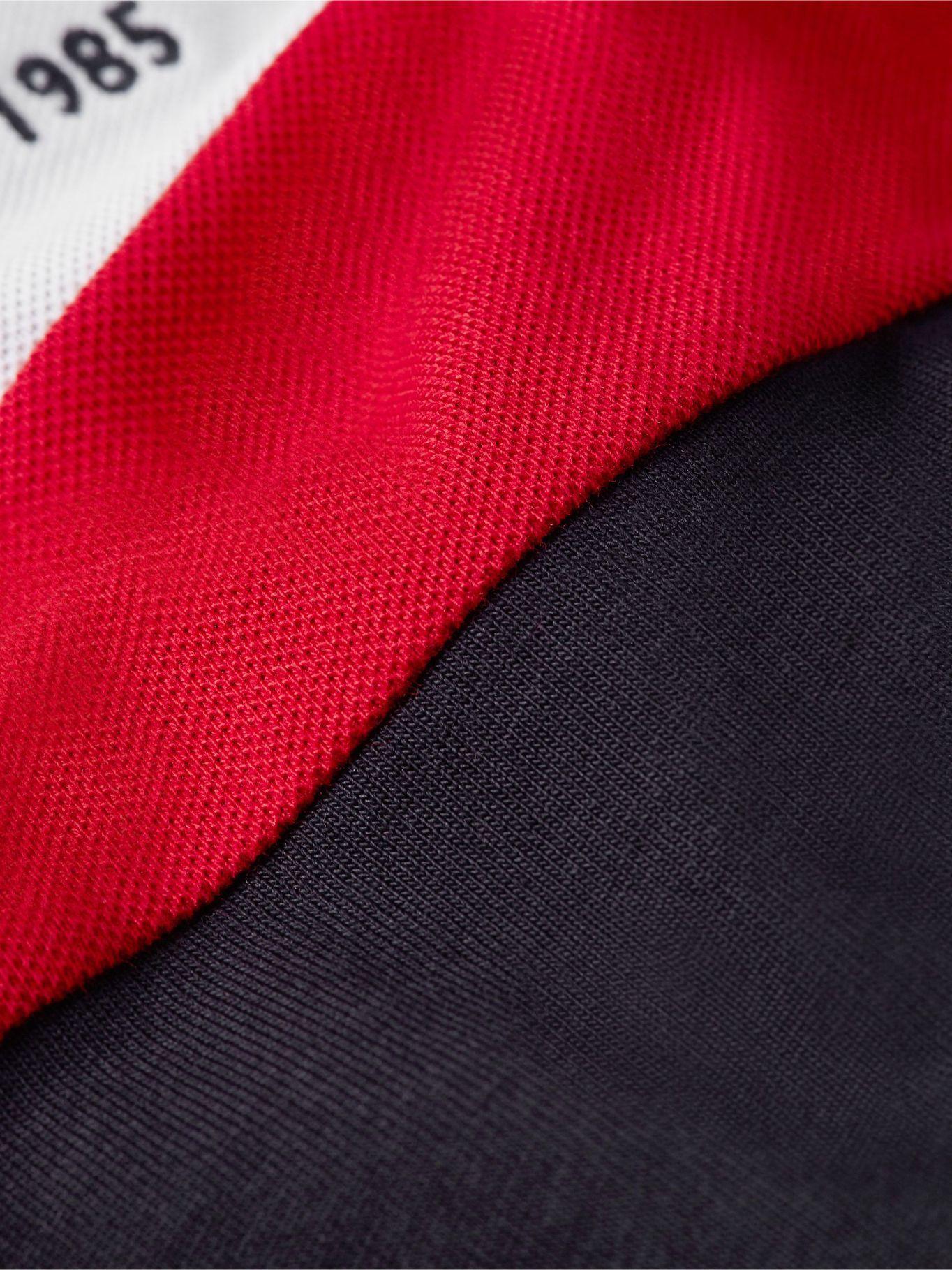 Polera Texture Insert Logo Azul Tommy Hilfiger-2