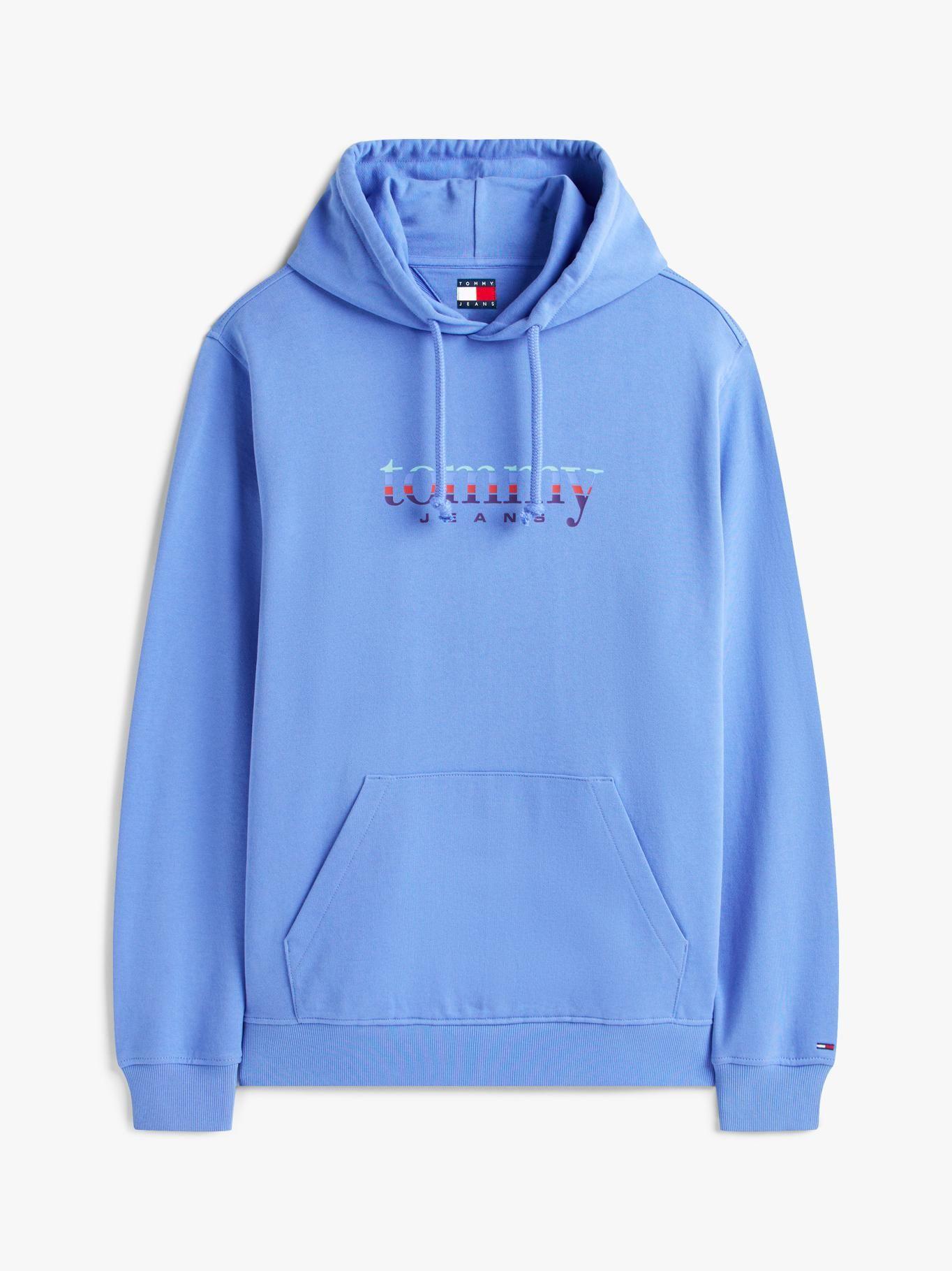 Polerón Hoodie Con Logo Tommy Jeans Celeste-4