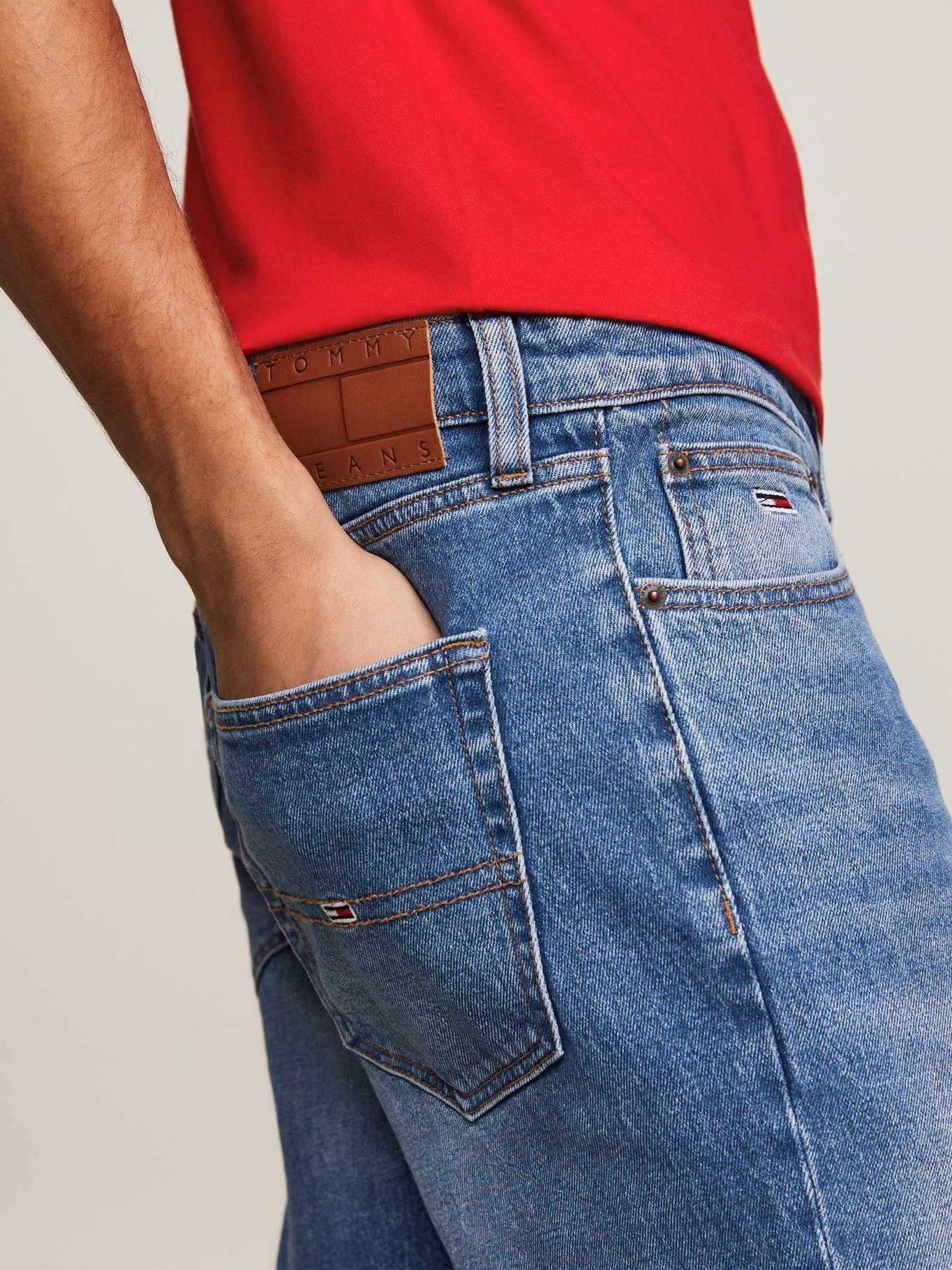 Shorts Scanton Con Efecto Desteñido Azul Tommy Jeans-3