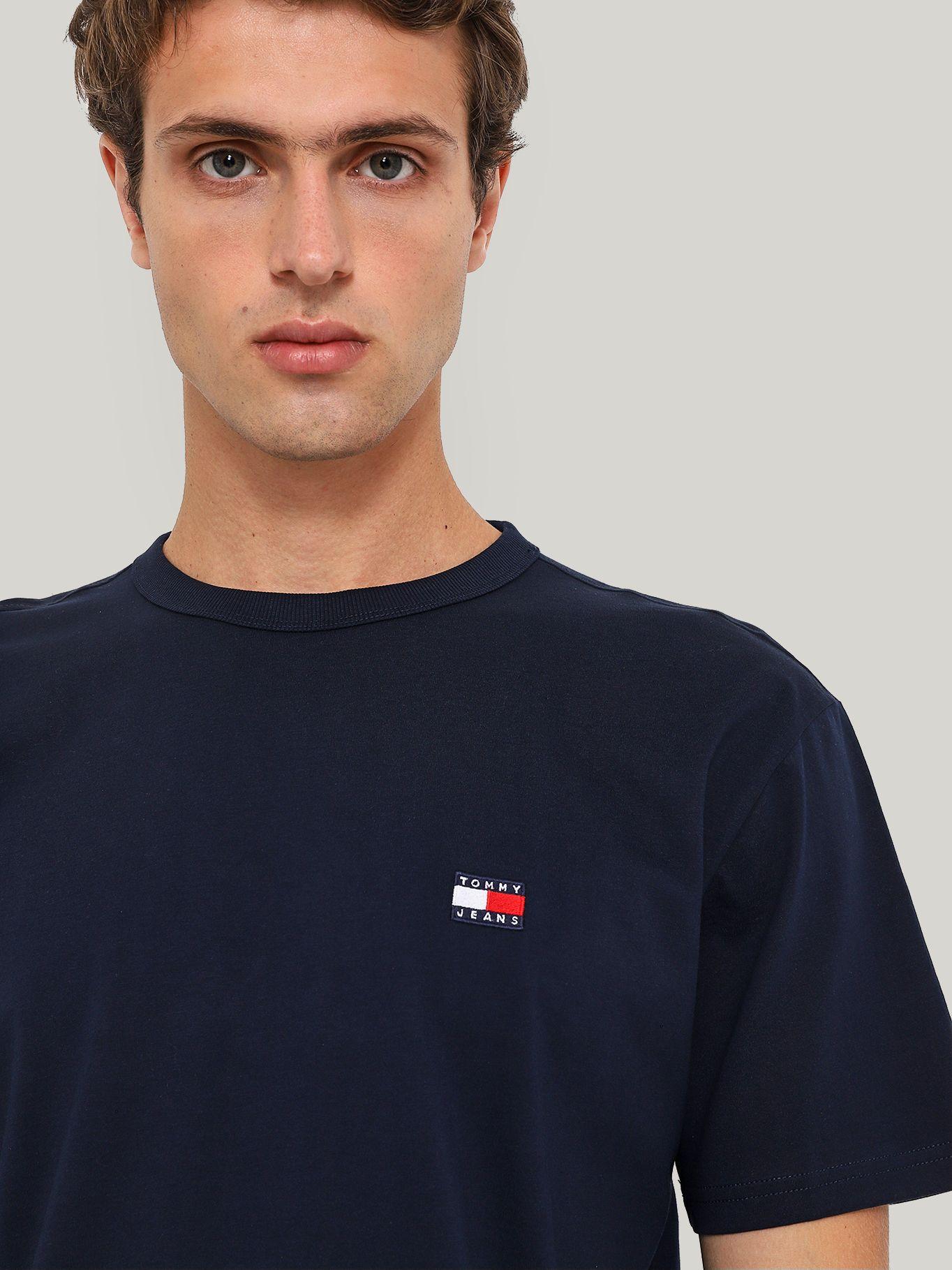 Polera Solid Con Logo Regular Fit Azul Tommy Jeans-3