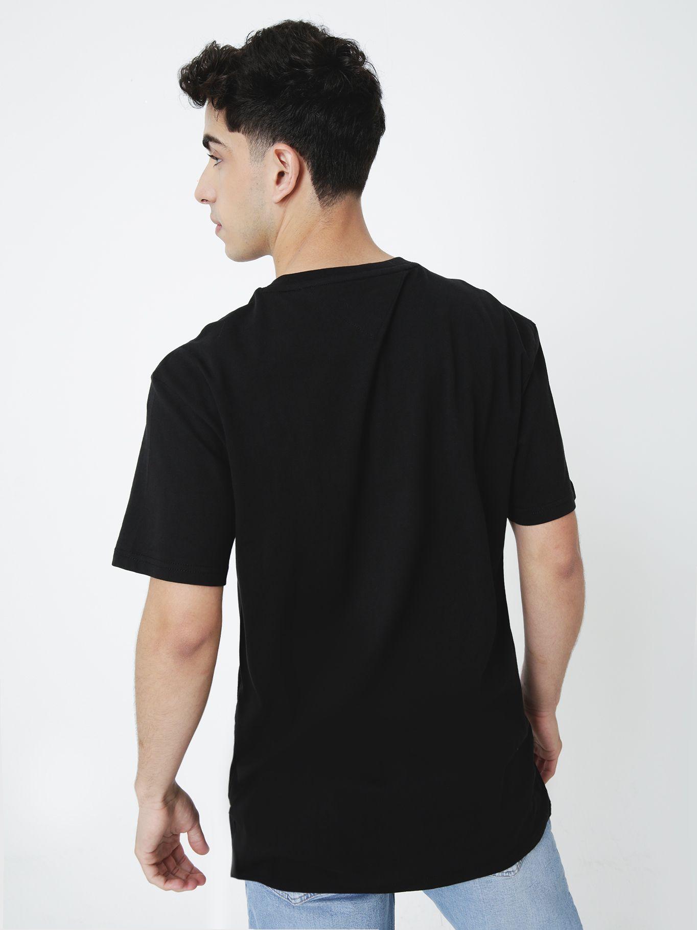 Polera Manga Corta Con Logo Negro Tommy Jeans-1