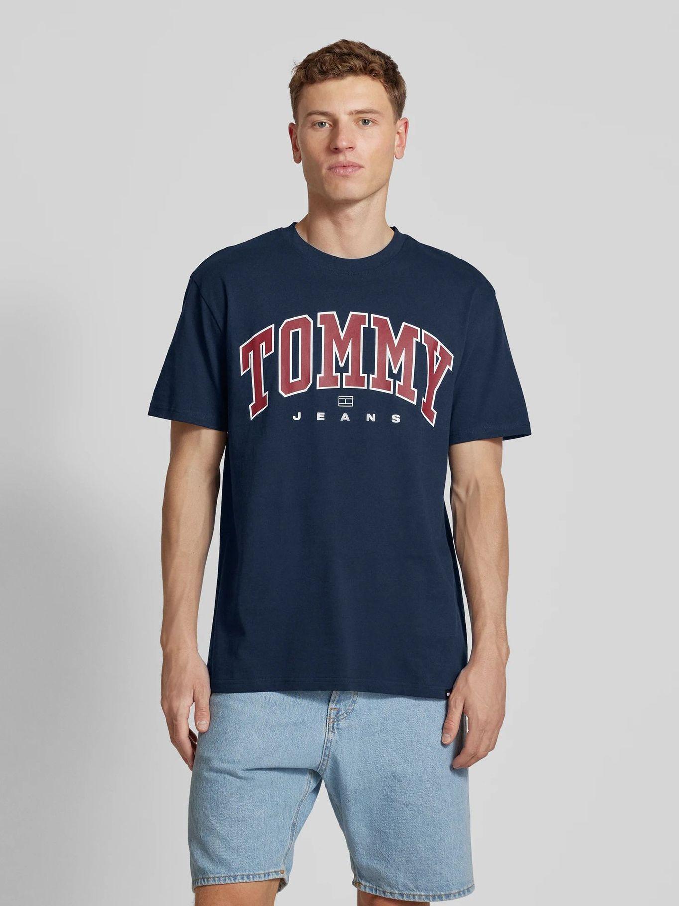 Polera  Archive Varsity Logo Azul Tommy Jeans-0