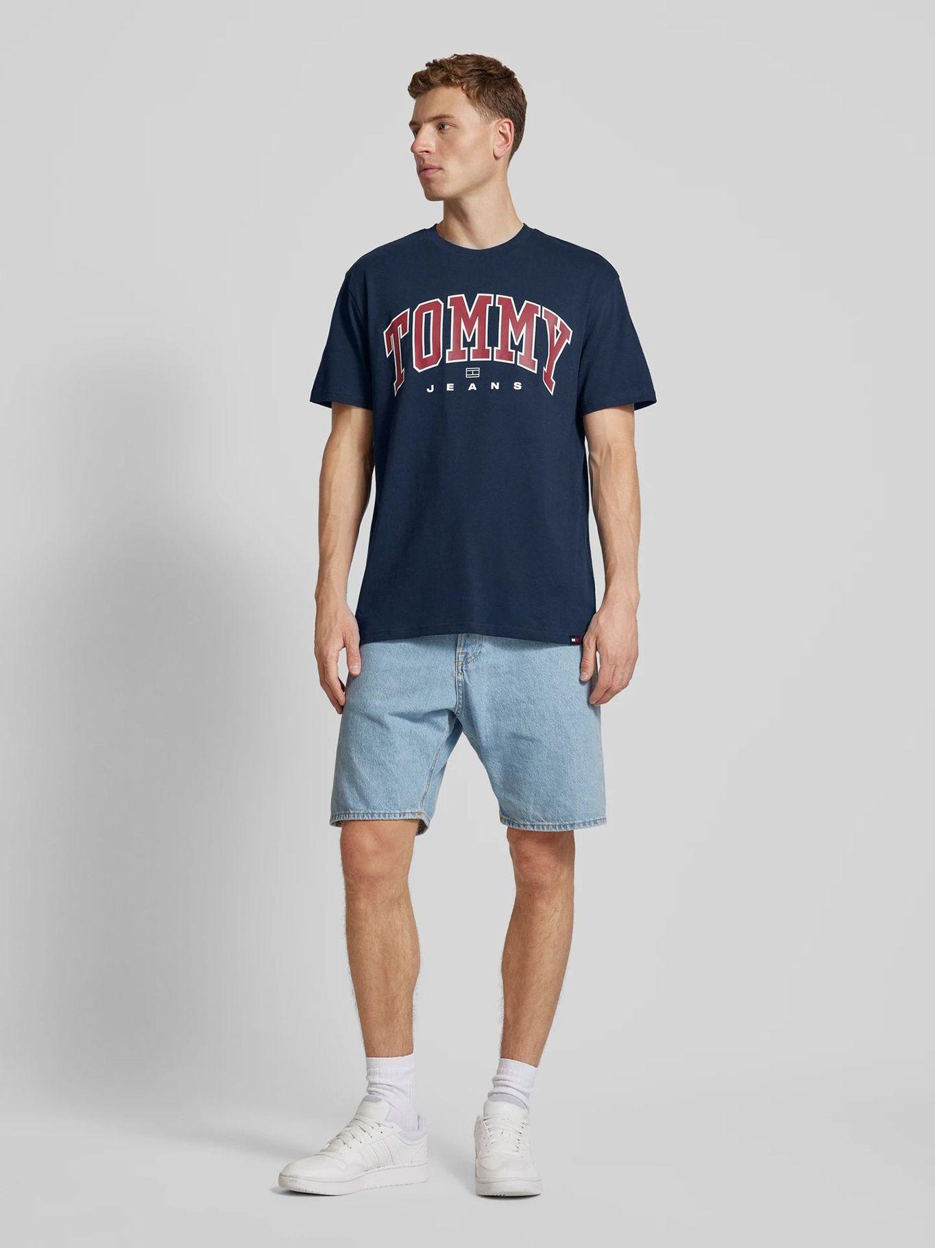 Polera  Archive Varsity Logo Azul Tommy Jeans-1