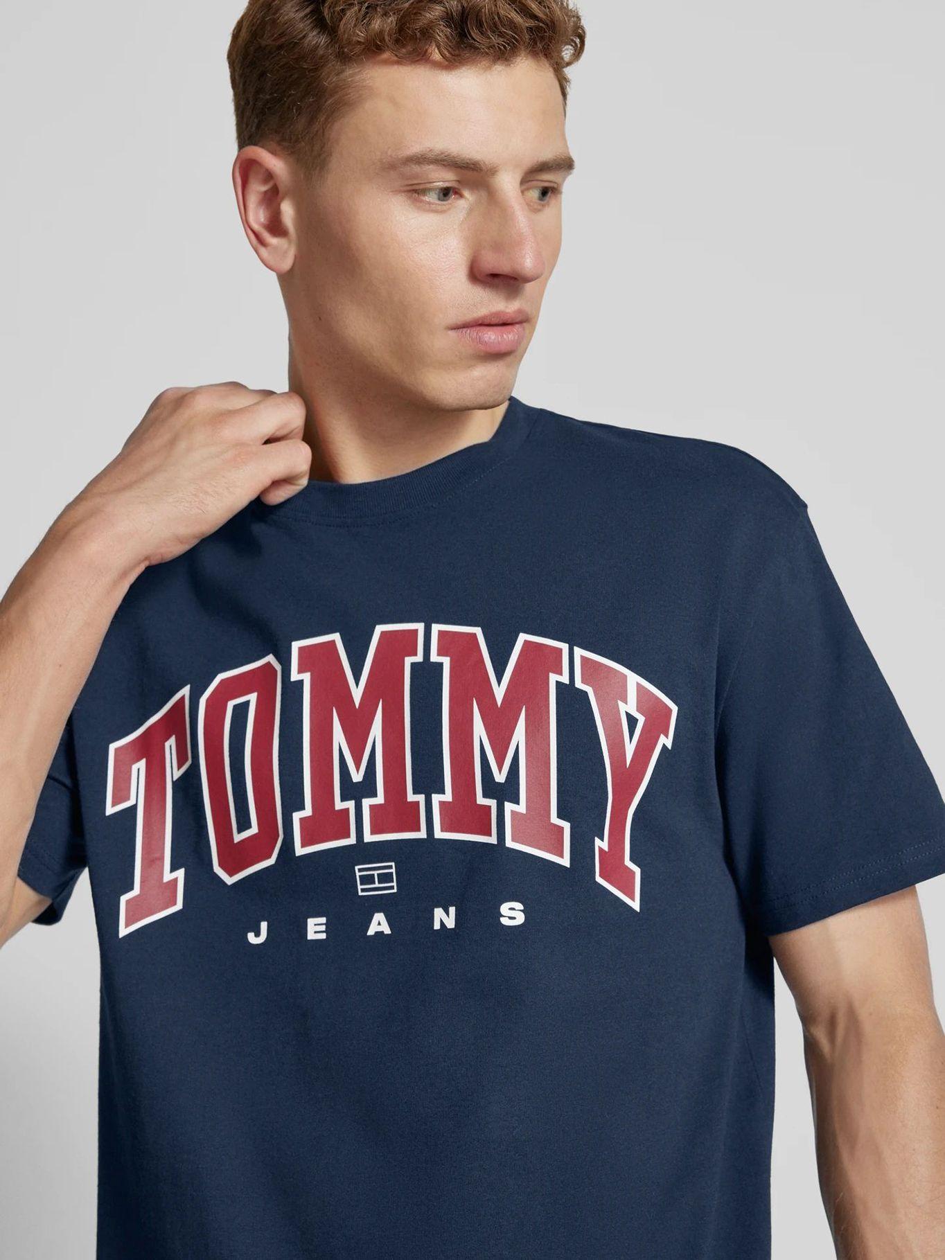Polera  Archive Varsity Logo Azul Tommy Jeans-3