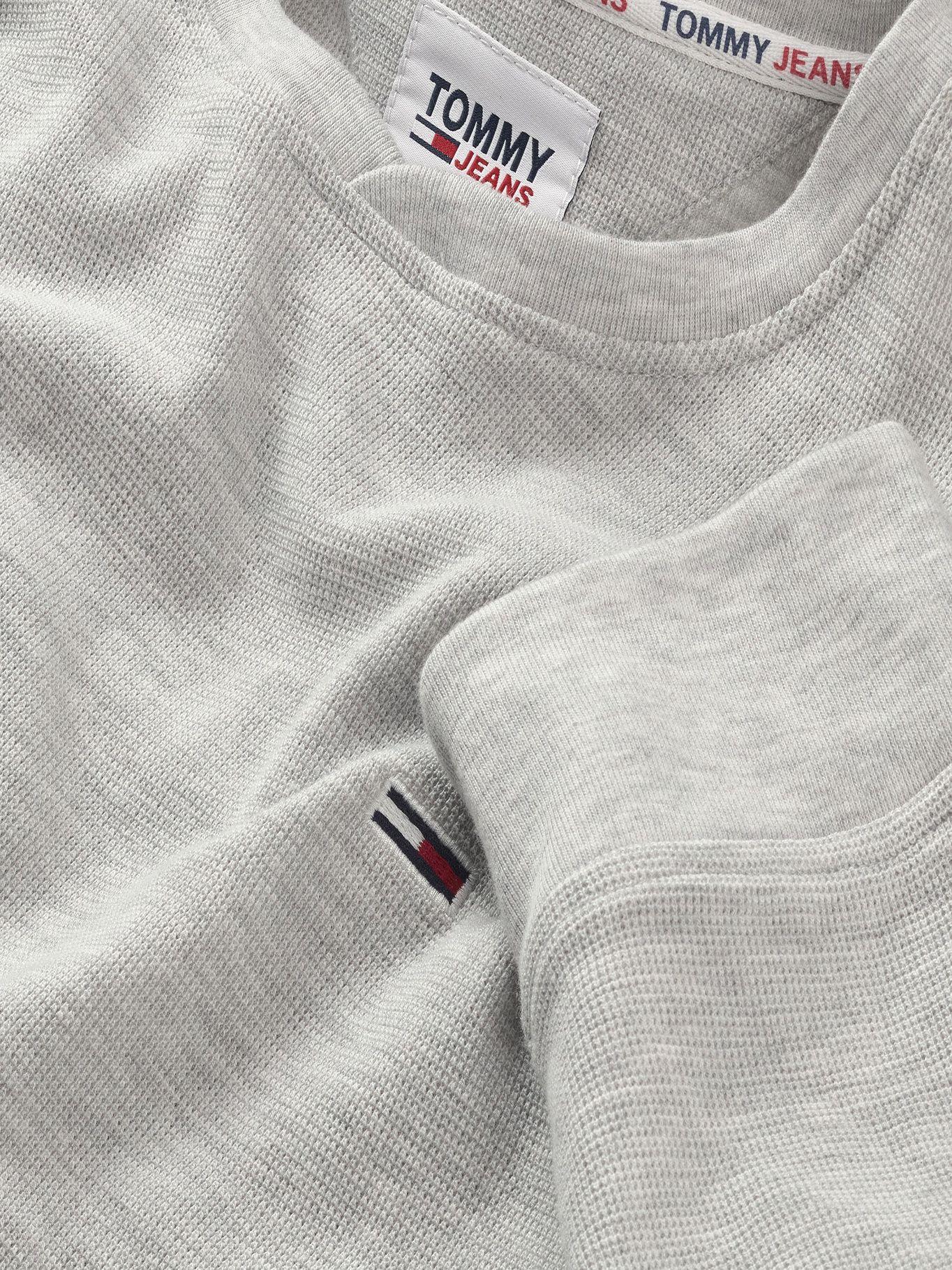 Polera Classic Jaspe Con Logo Gris Tommy Hilfiger-2