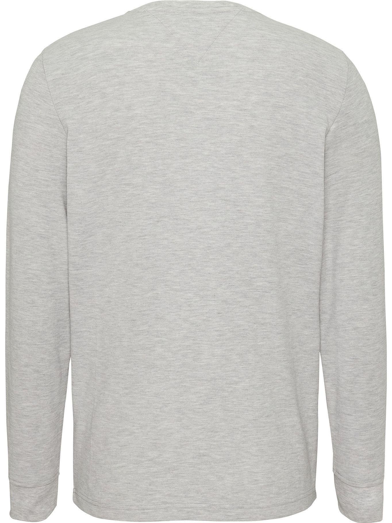 Polera Classic Jaspe Con Logo Gris Tommy Hilfiger-1