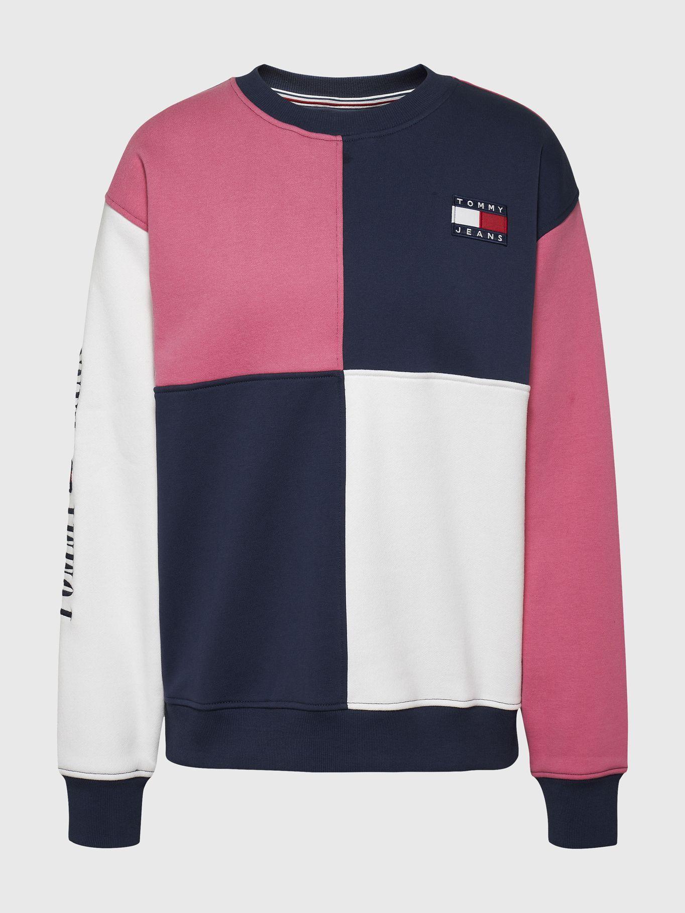 Polerón Archive Color Block Azul Tommy Hilfiger-4