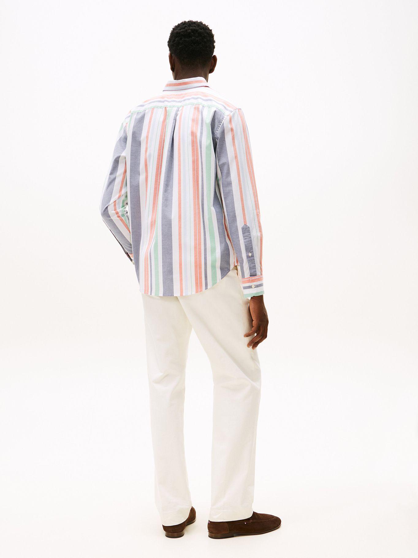 Camisa Oxford A Rayas Relaxed Multicolor Tommy Hilfiger-2